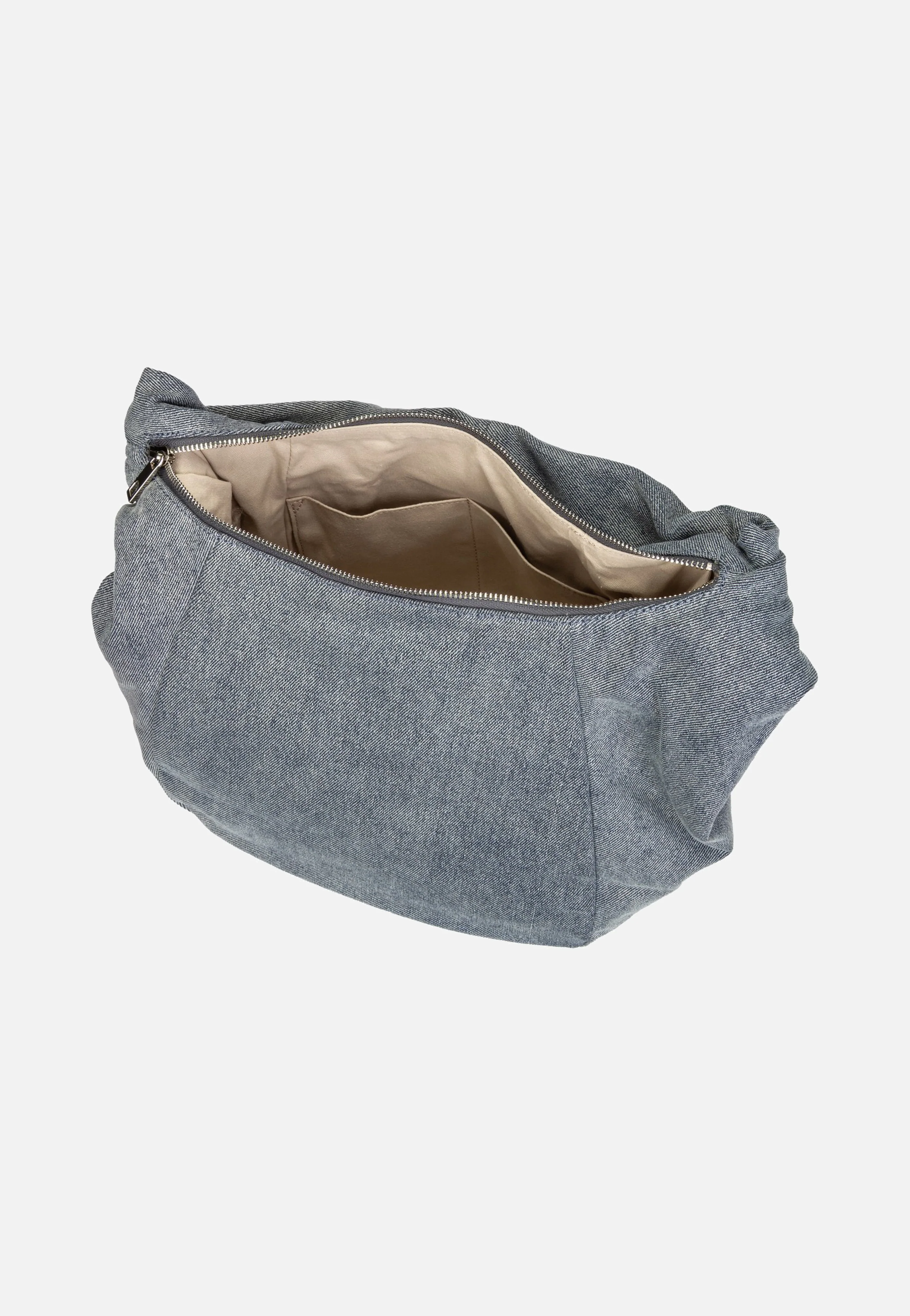 Farrah Hobo M Denim Blue Denim - Hobo Bag - Image 6