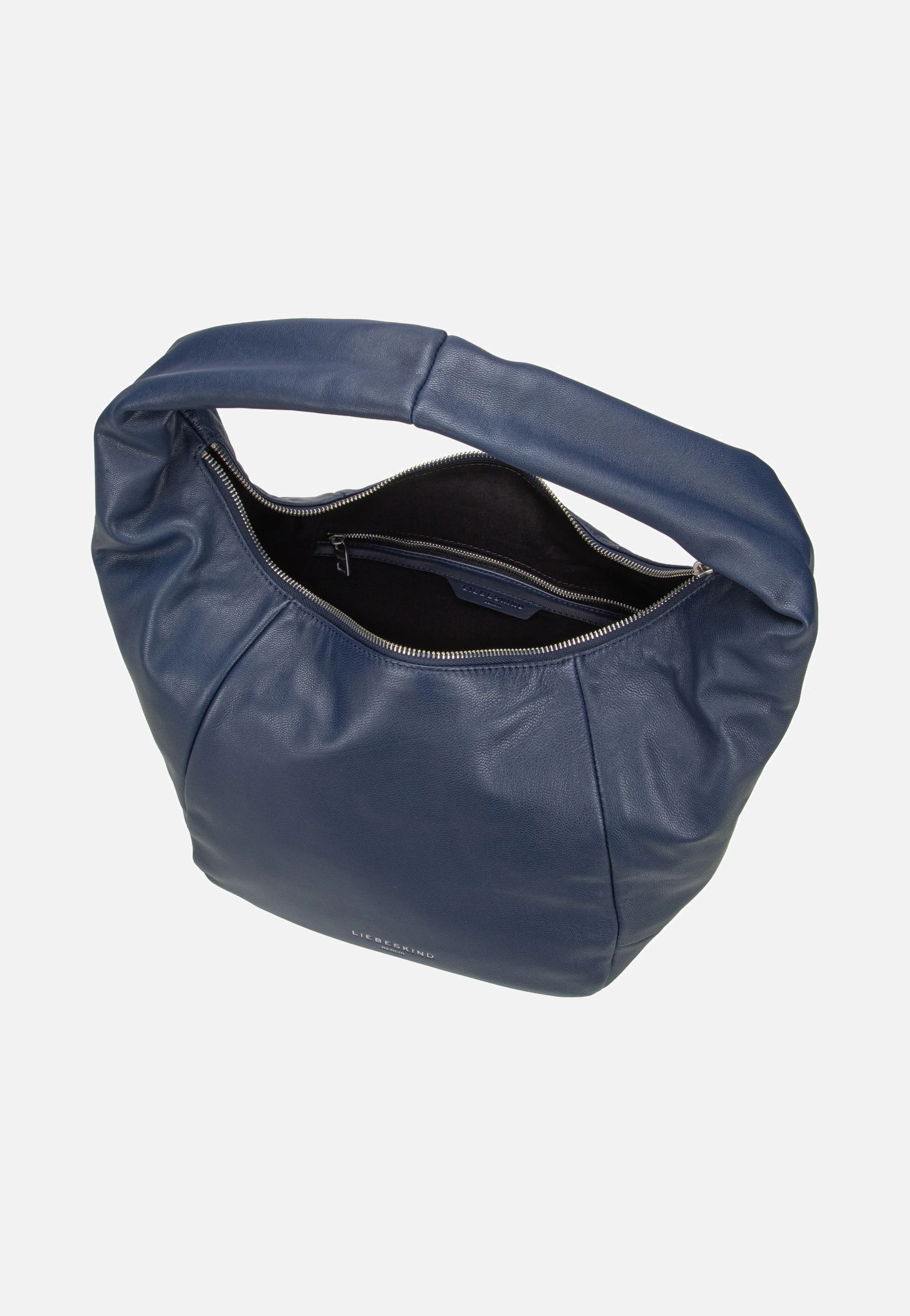 Farrah Hobo M Vintage Goat Peacoat - Hobo Bag - Image 5