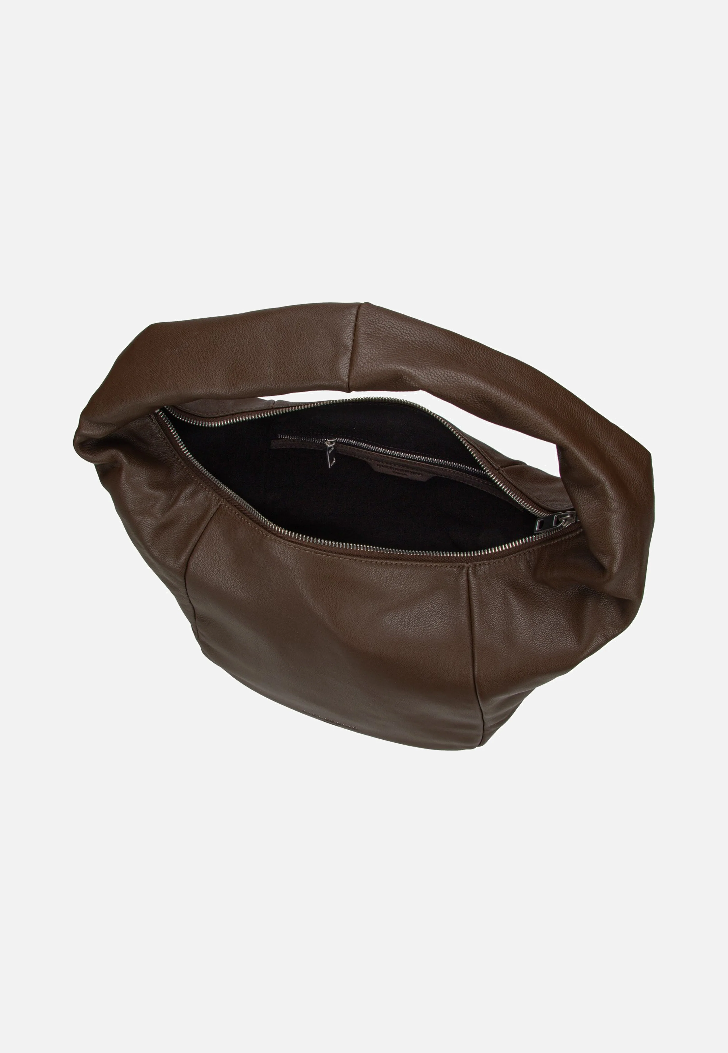 Farrah Hobo M Vintage Goat Roasted Coconut - Hobo Bag - Image 5
