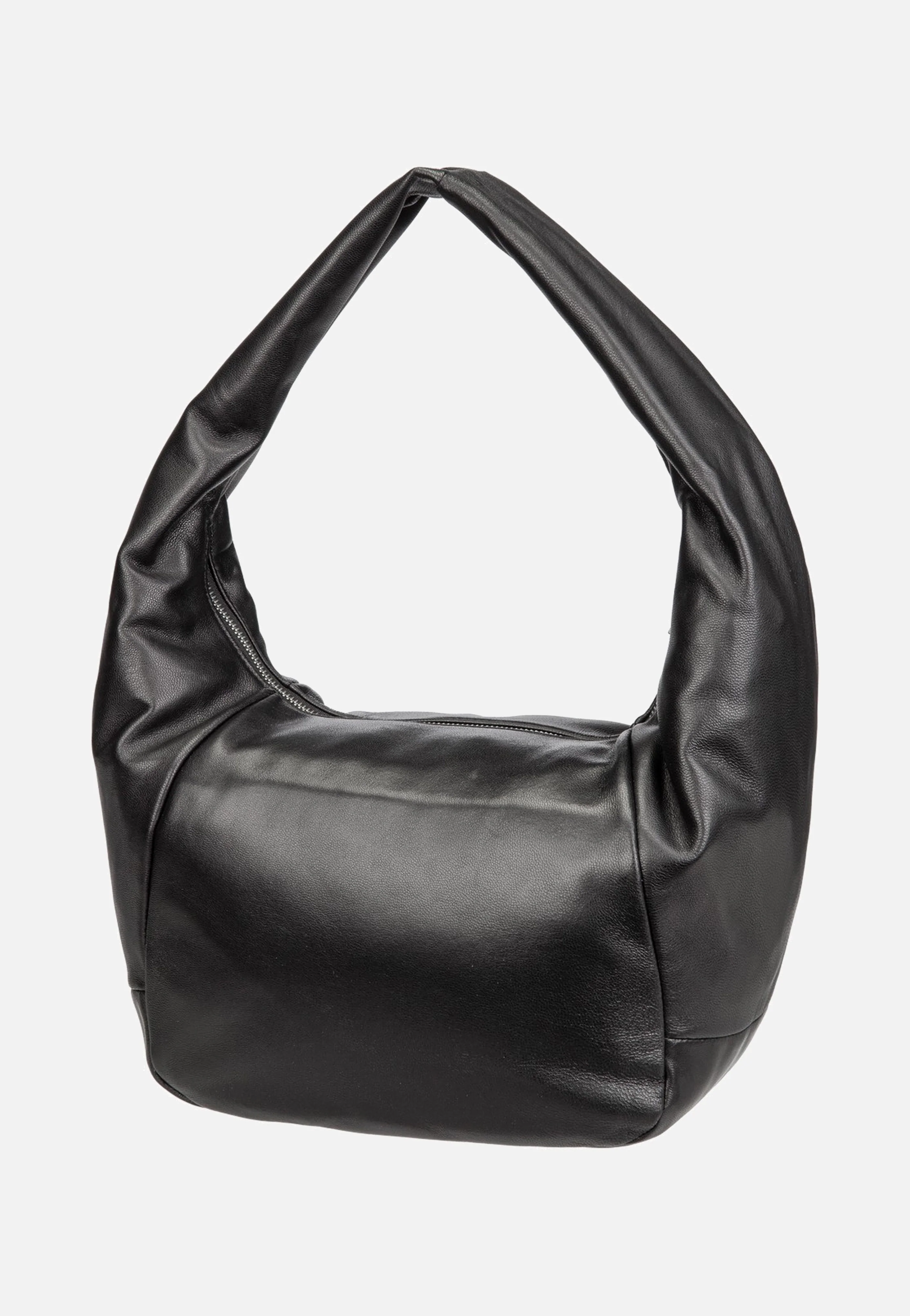 Farrah M Vintage Goat Black - Hobo Bag - Image 3