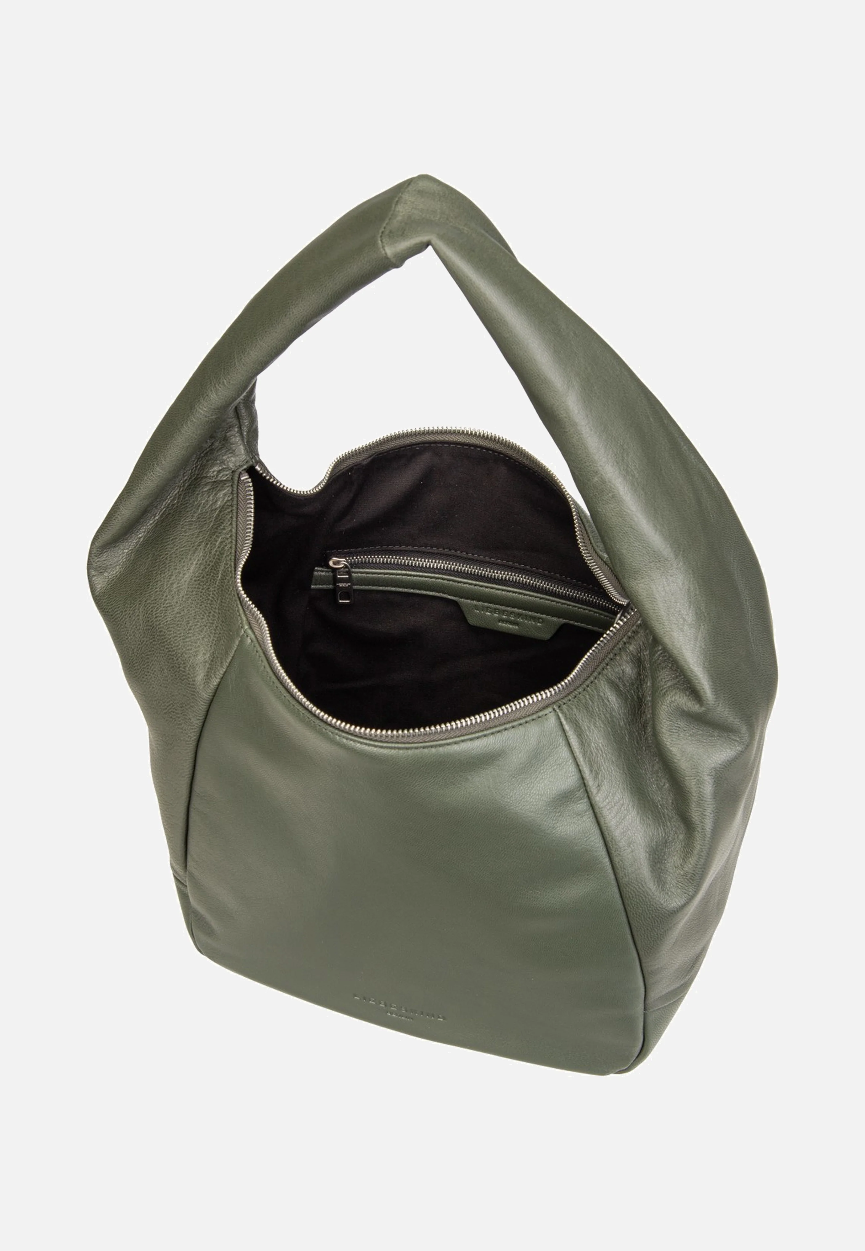Farrah M Vintage Goat Cypress Green - Hobo Bag - Image 5