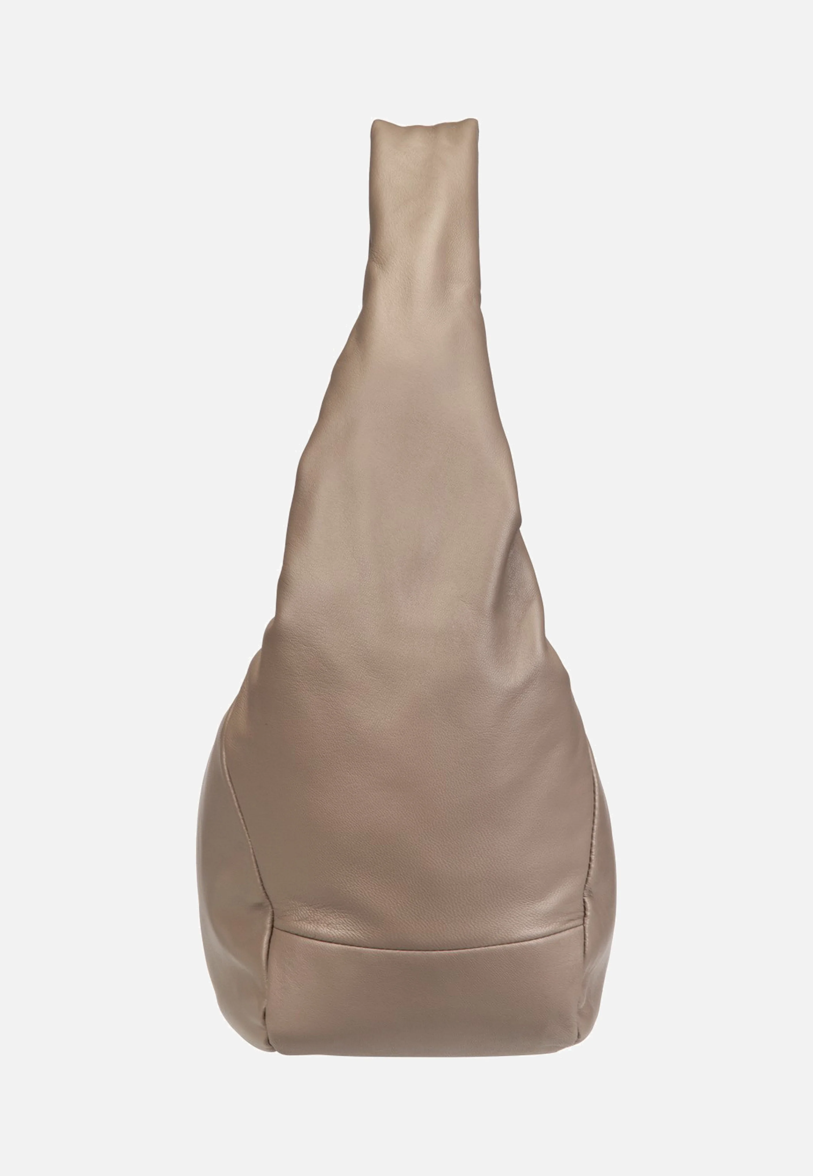 Farrah M Vintage Goat Neutral Grey - Hobo Bag - Image 4