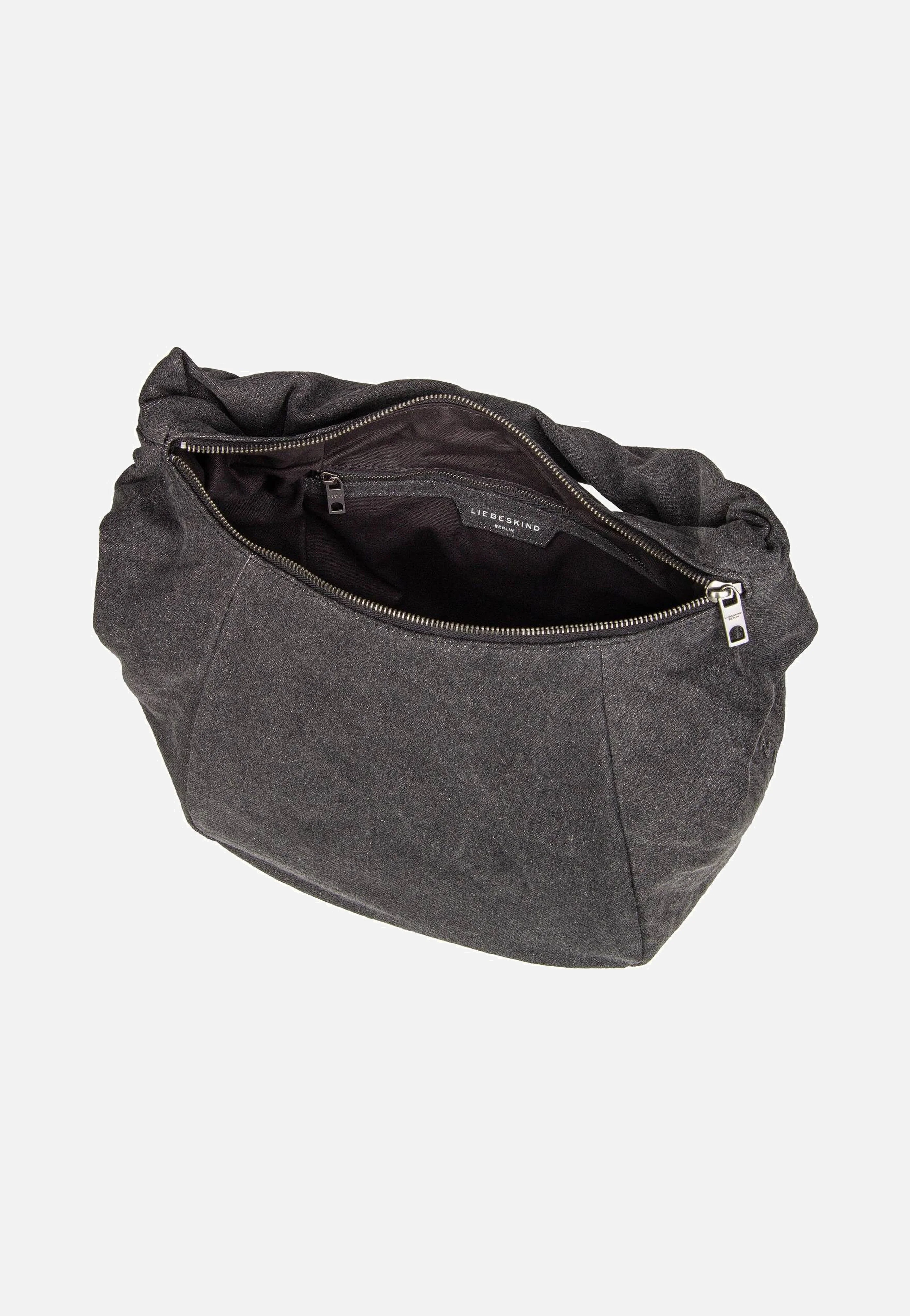 Ferrah M Denim Black - Hobo Bag - Image 3