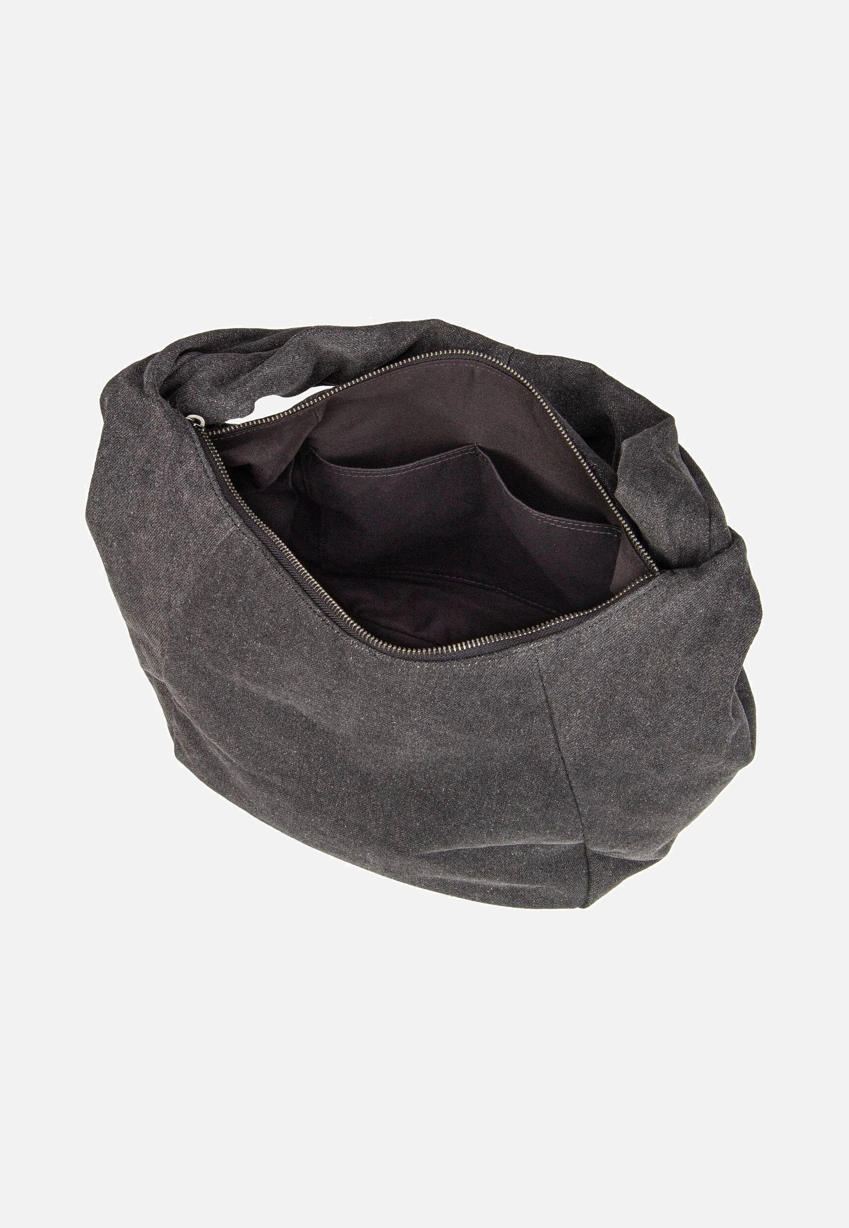 Ferrah M Denim Black - Hobo Bag - Image 4
