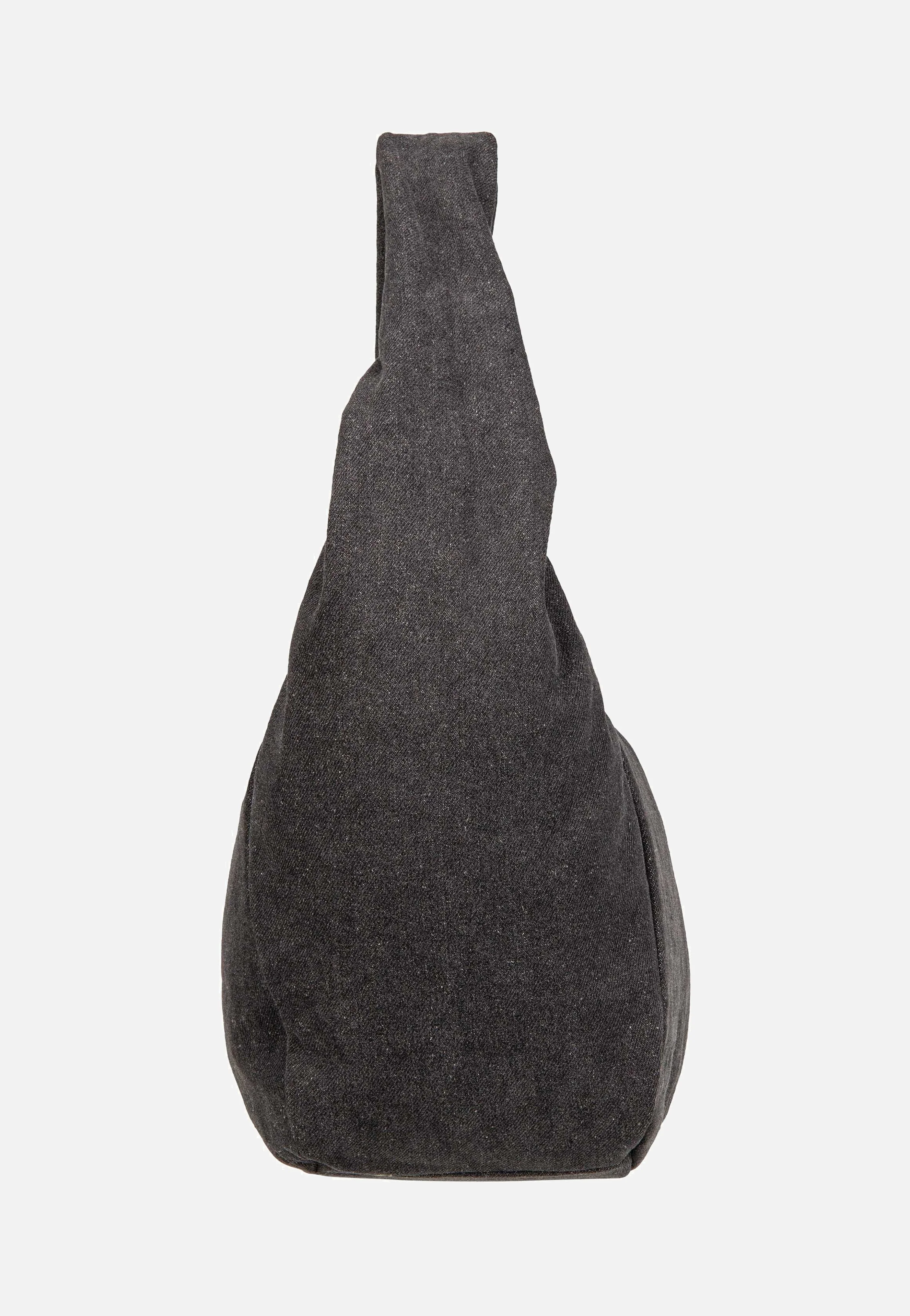 Ferrah M Denim Black - Hobo Bag - Image 5