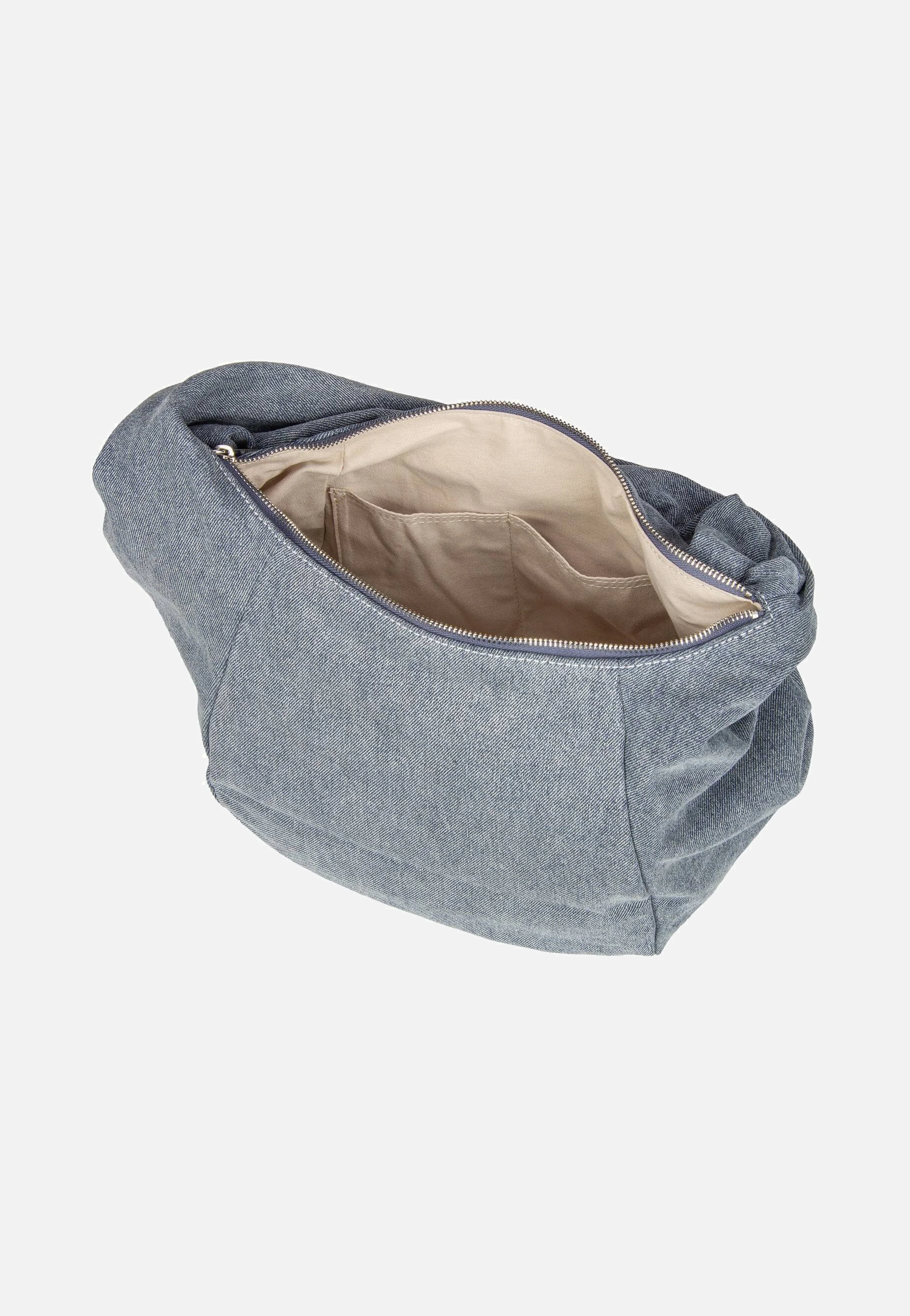 Ferrah M Denim Denim Blue - Hobo Bag - Image 3
