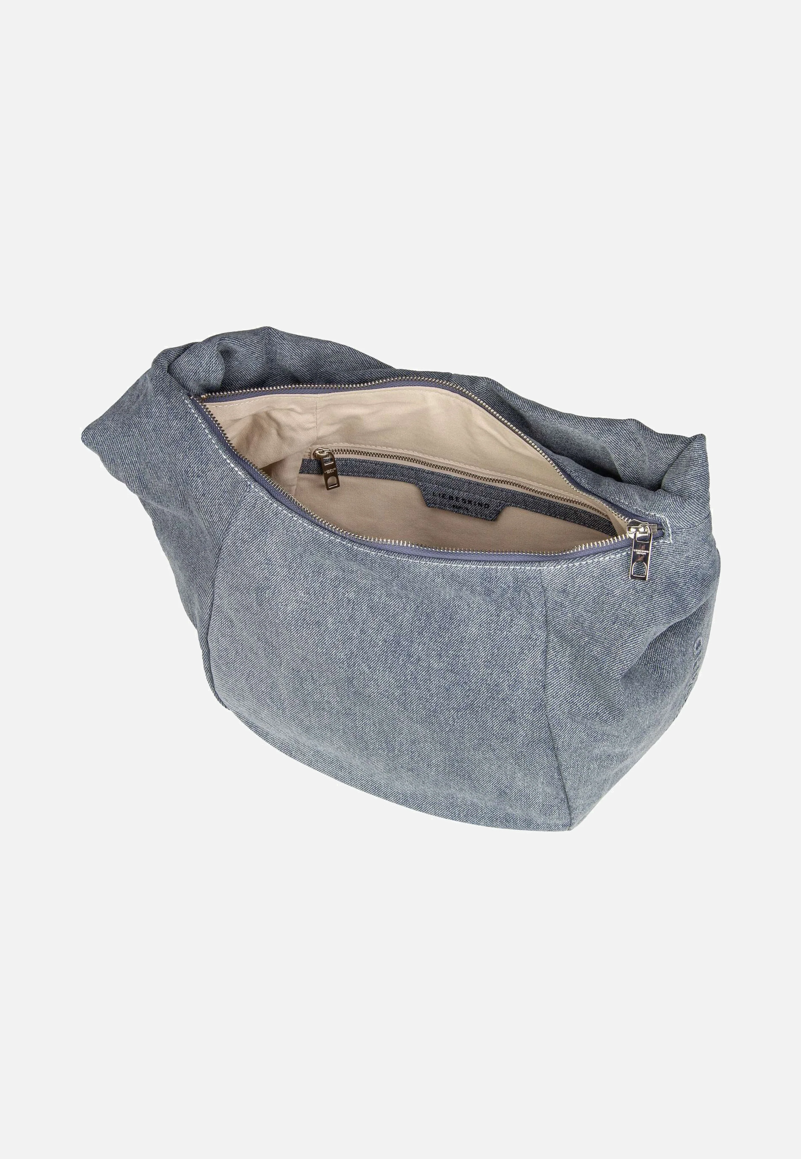 Ferrah M Denim Denim Blue - Hobo Bag - Image 4
