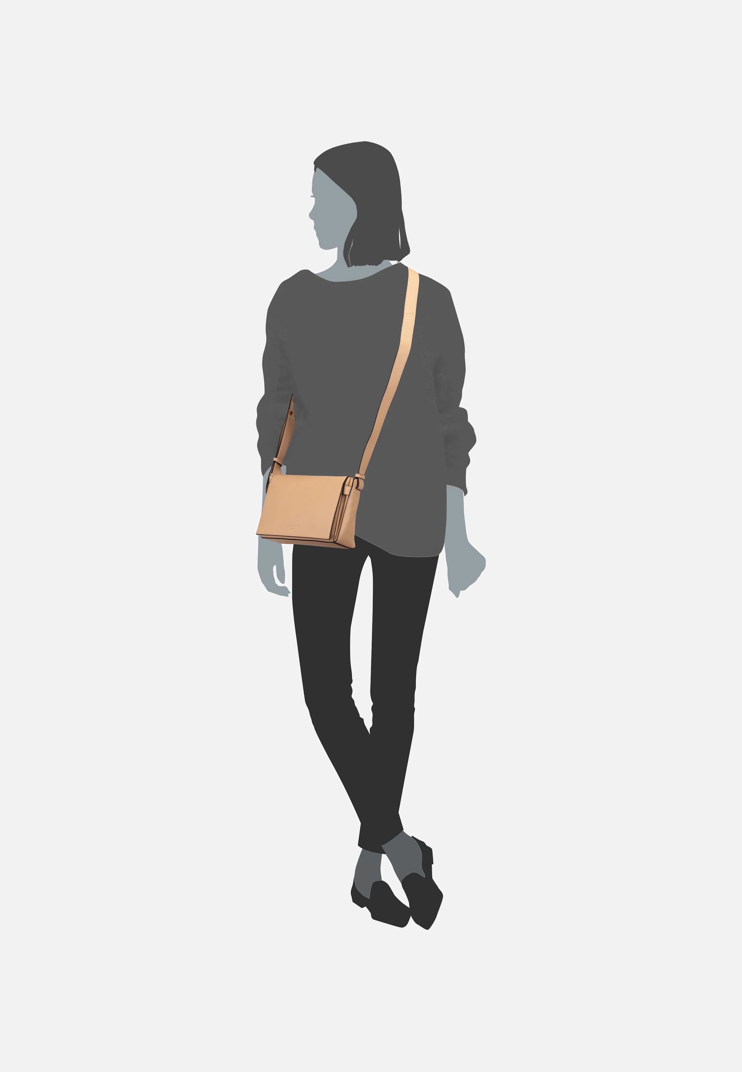 Hilla 2149186 Beige - Crossbody Bag - Image 5