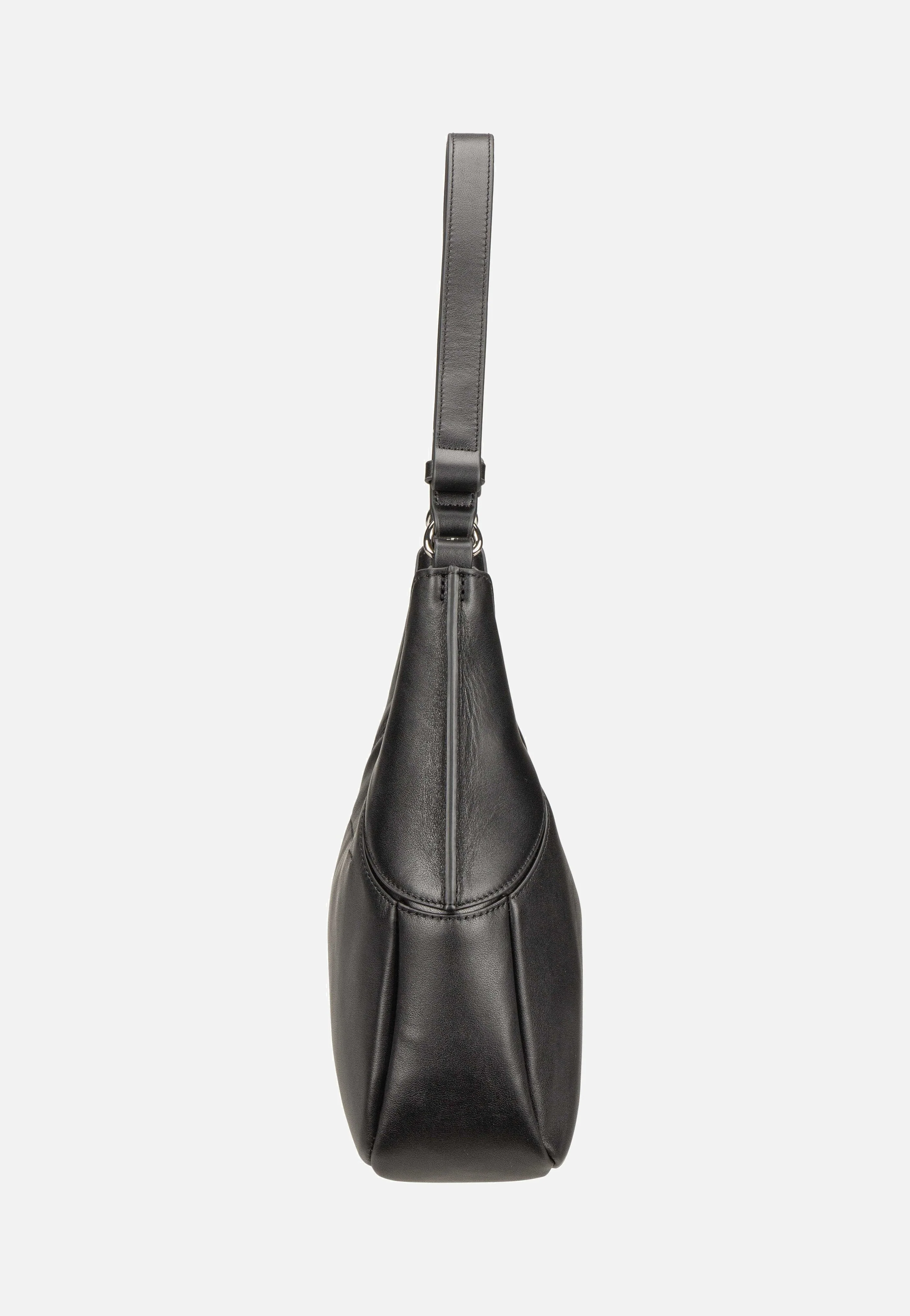 Lilly S Soft Nappa Black - Hobo Bag - Image 4