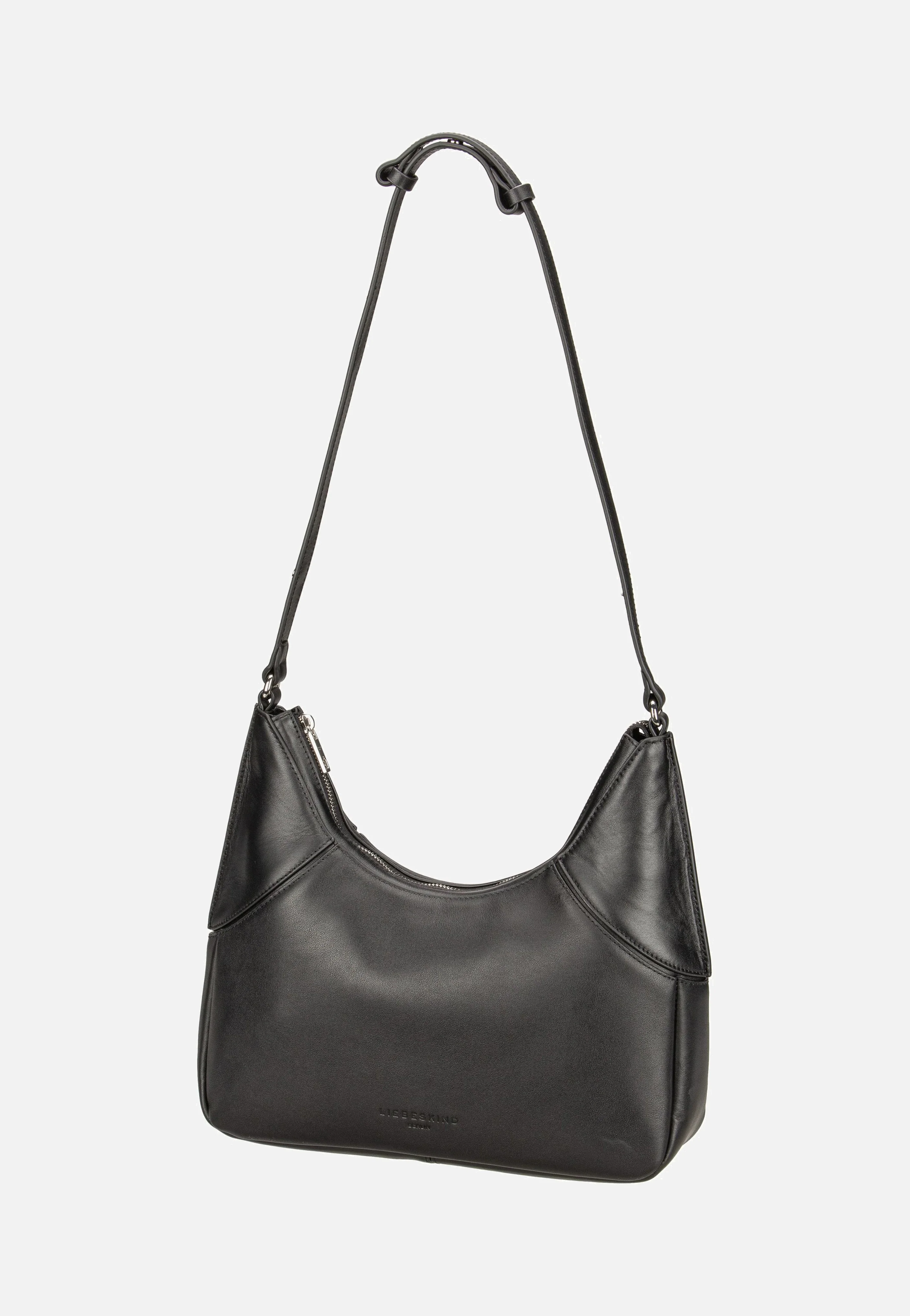 Lilly S Soft Nappa Black - Hobo Bag - Image 5