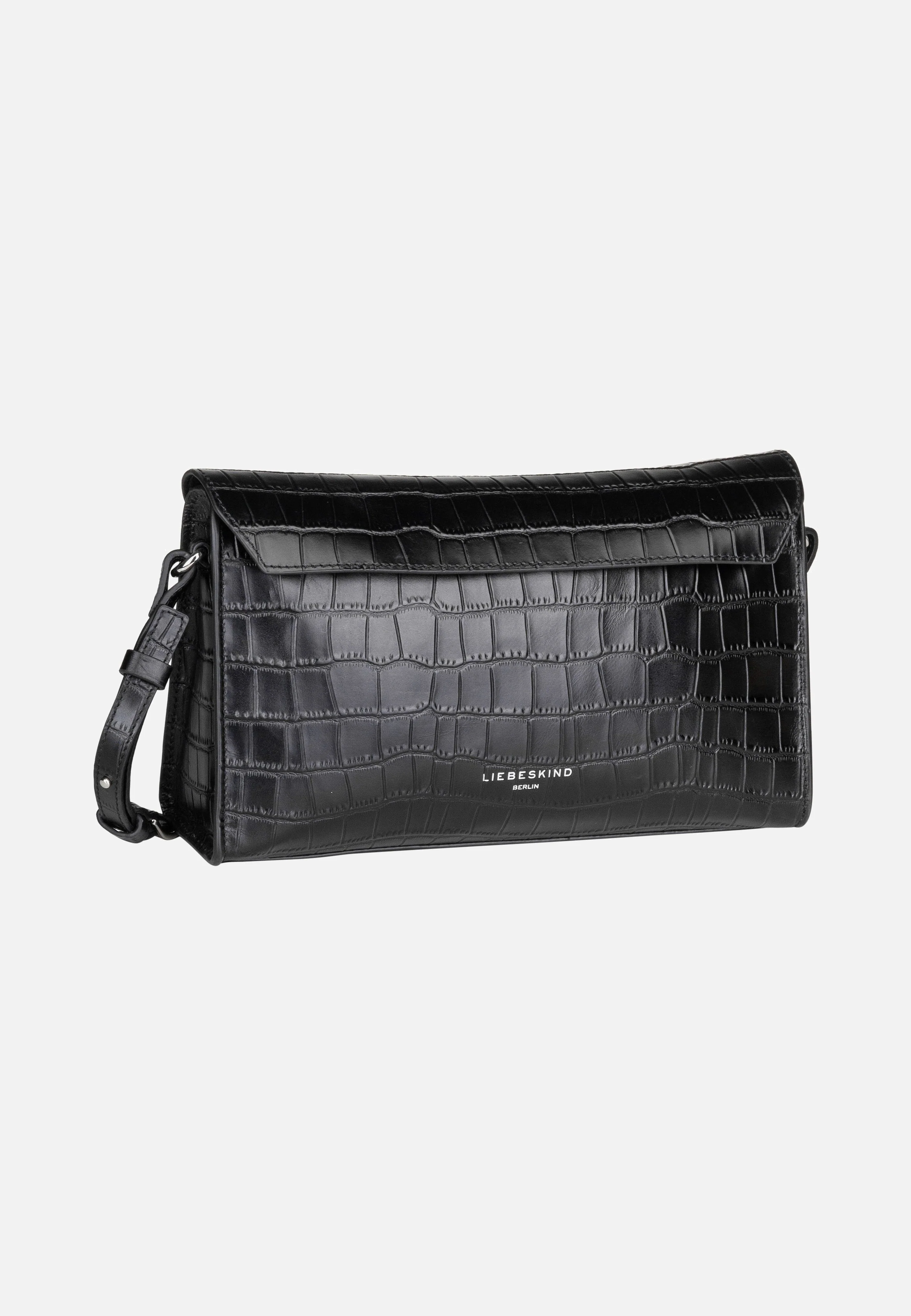Lora New Croco 2158355 Black - Crossbody Bag