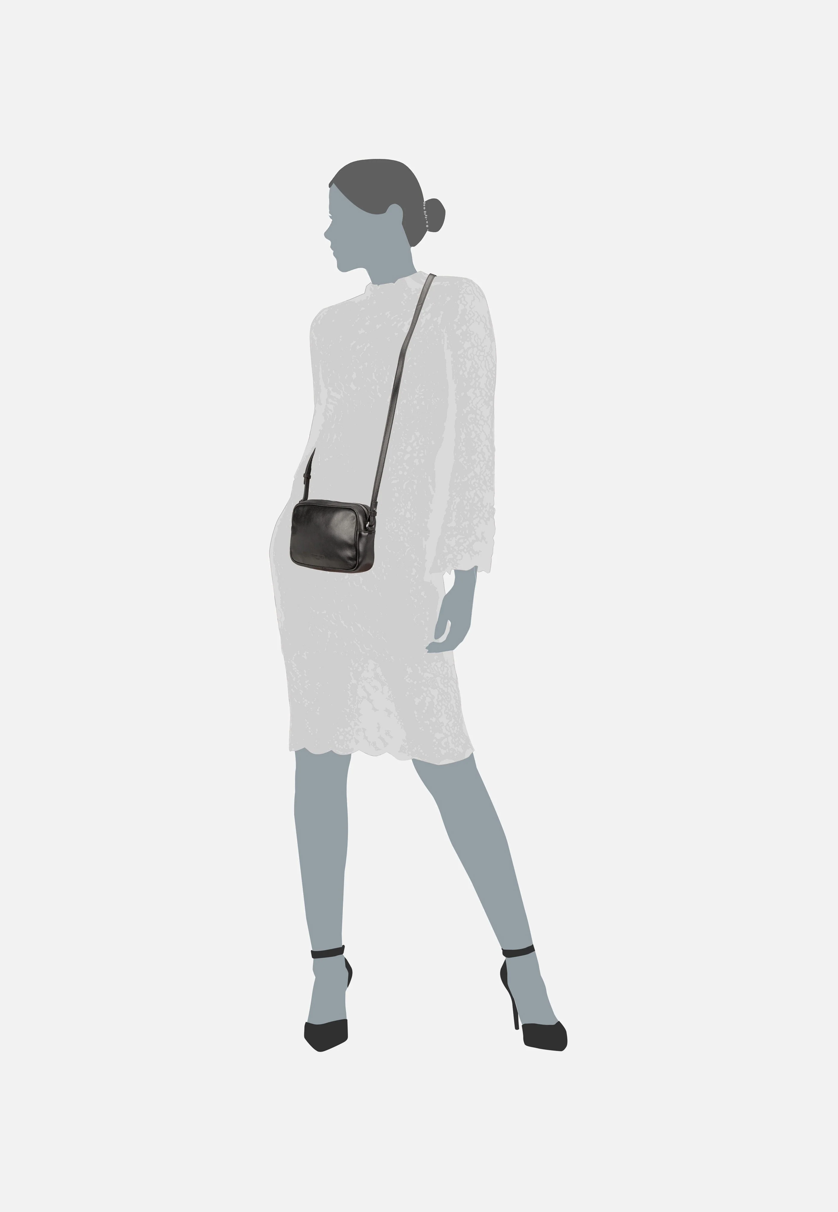 Maia Camera S Sheep Natural Black - Crossbody Bag - Image 5