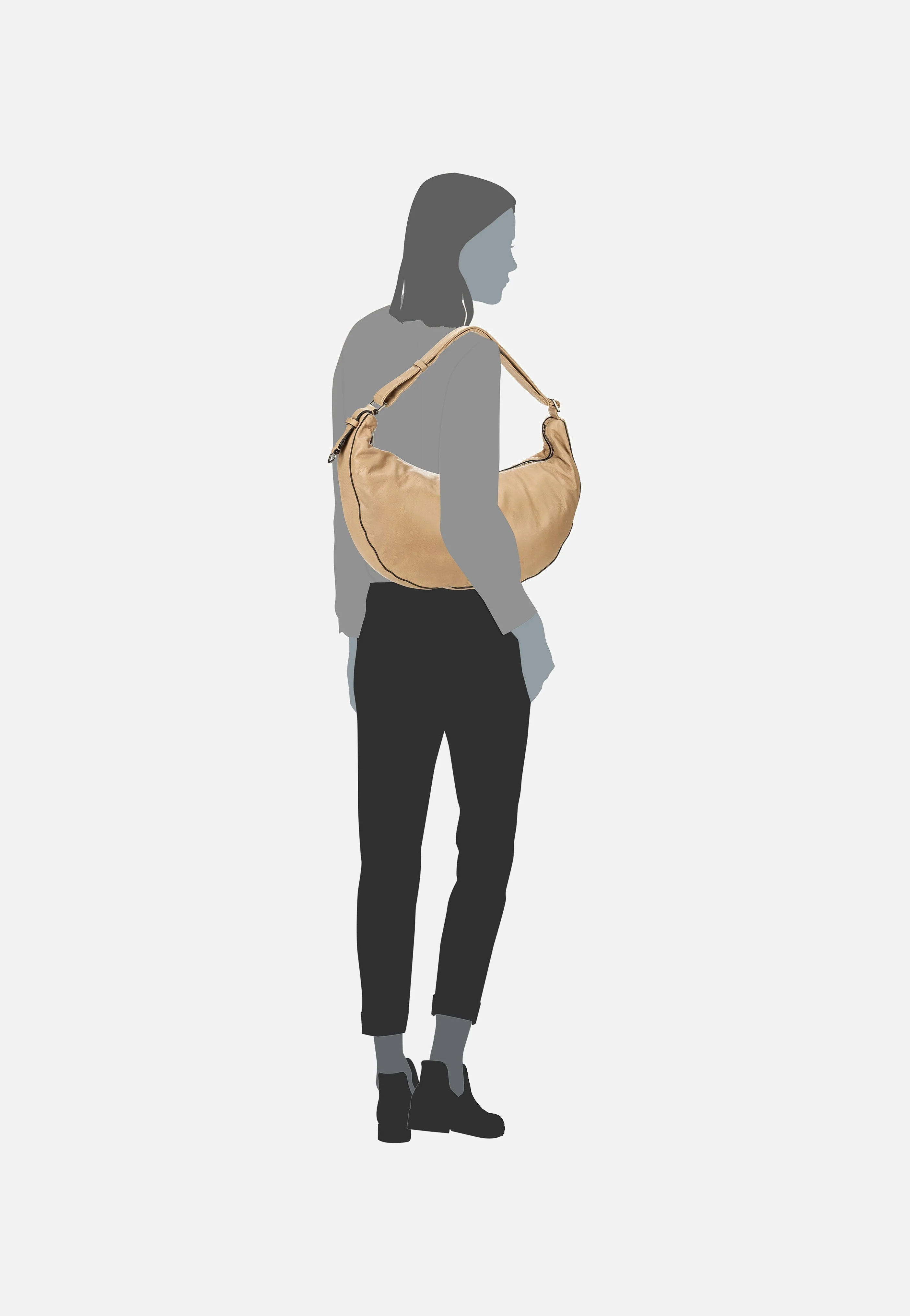 Moon M 2163247 Sandcastle - Hobo Bag - Image 6