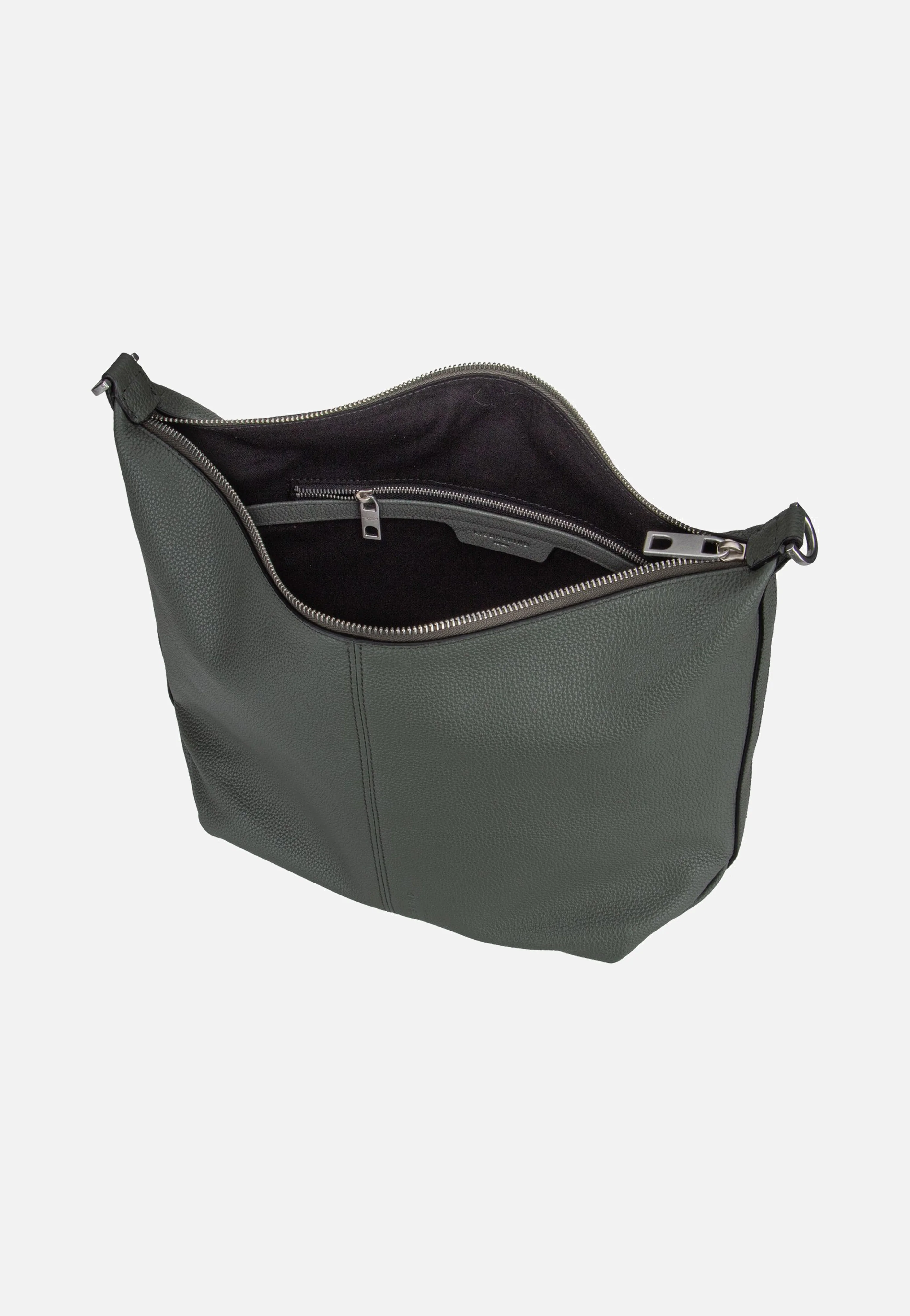 Paris M Small Pebble Cypress Green - Hobo Bag - Image 5