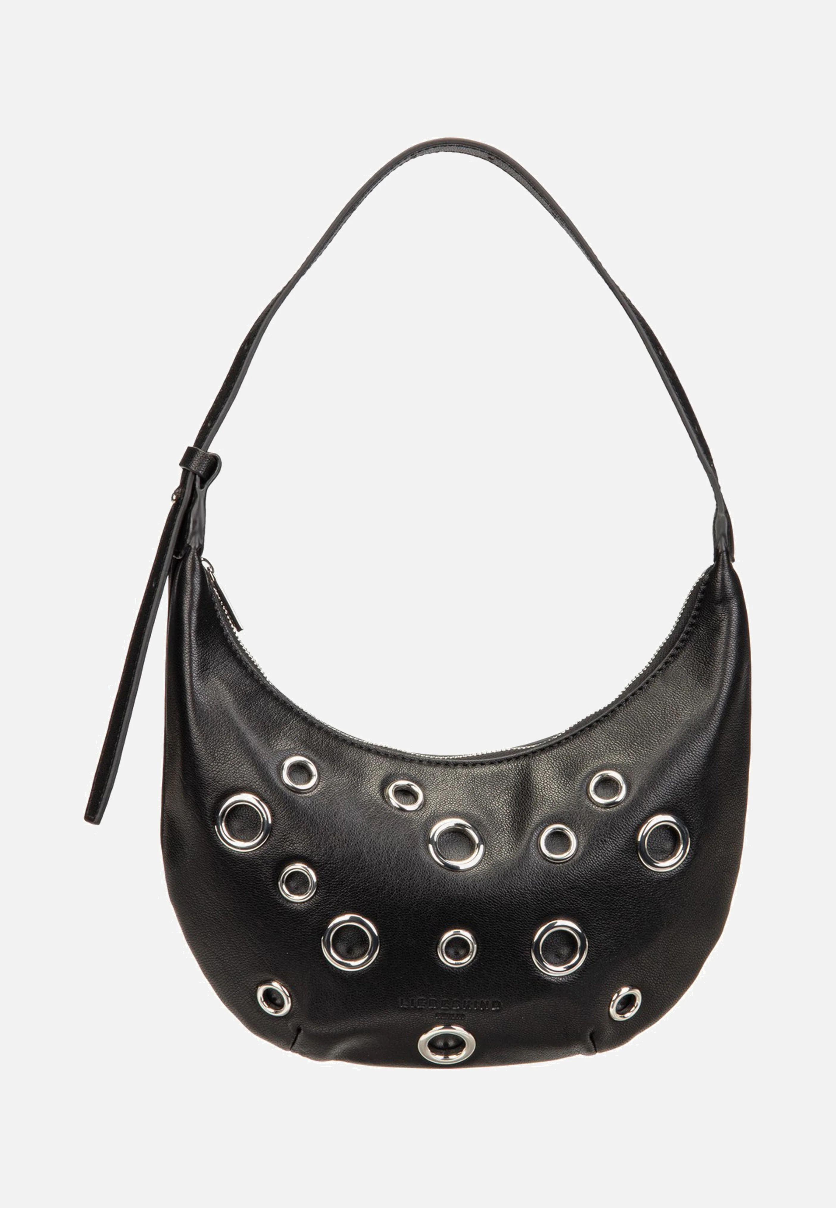 Ryker Eylets Hobo XS Vintage Goat Black - Hobo Bag - Image 2