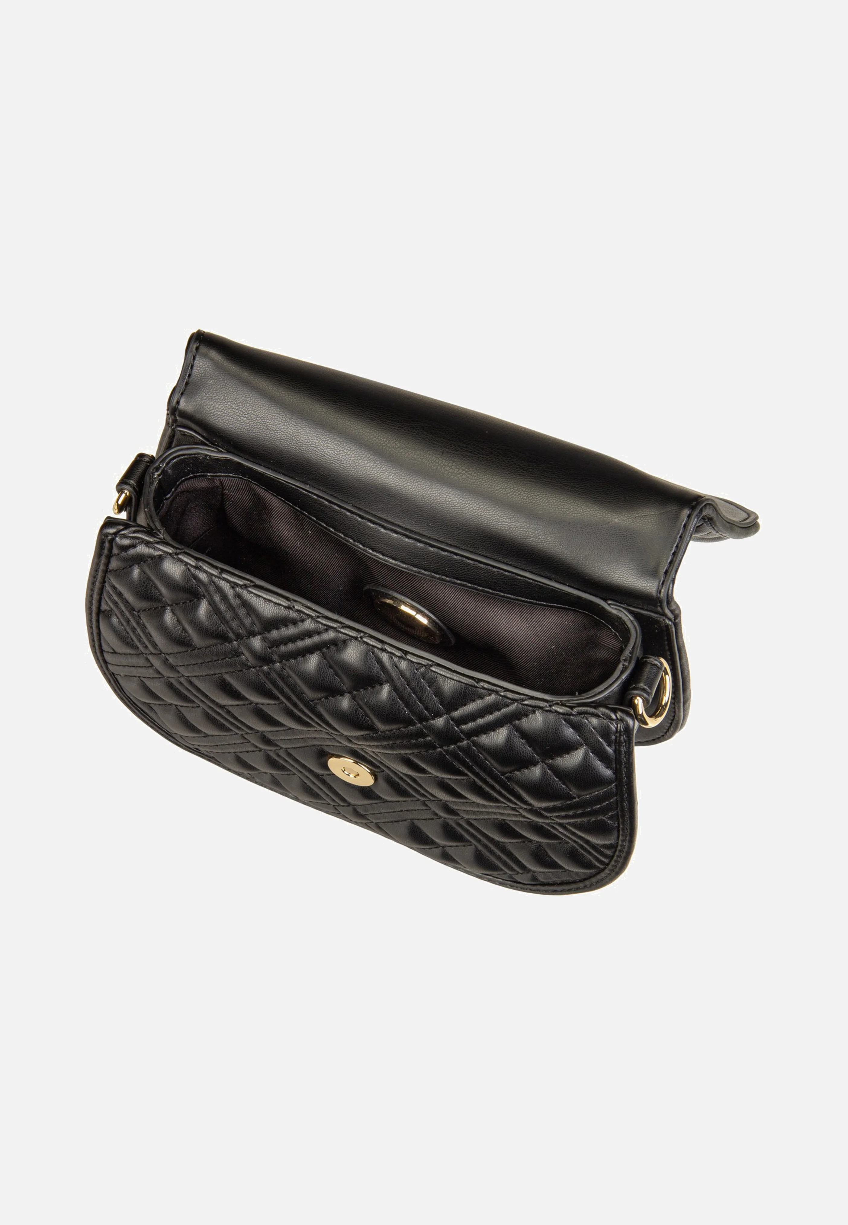 Quilted Bag 4112 Black/Gold - Crossbody Bag - Image 5