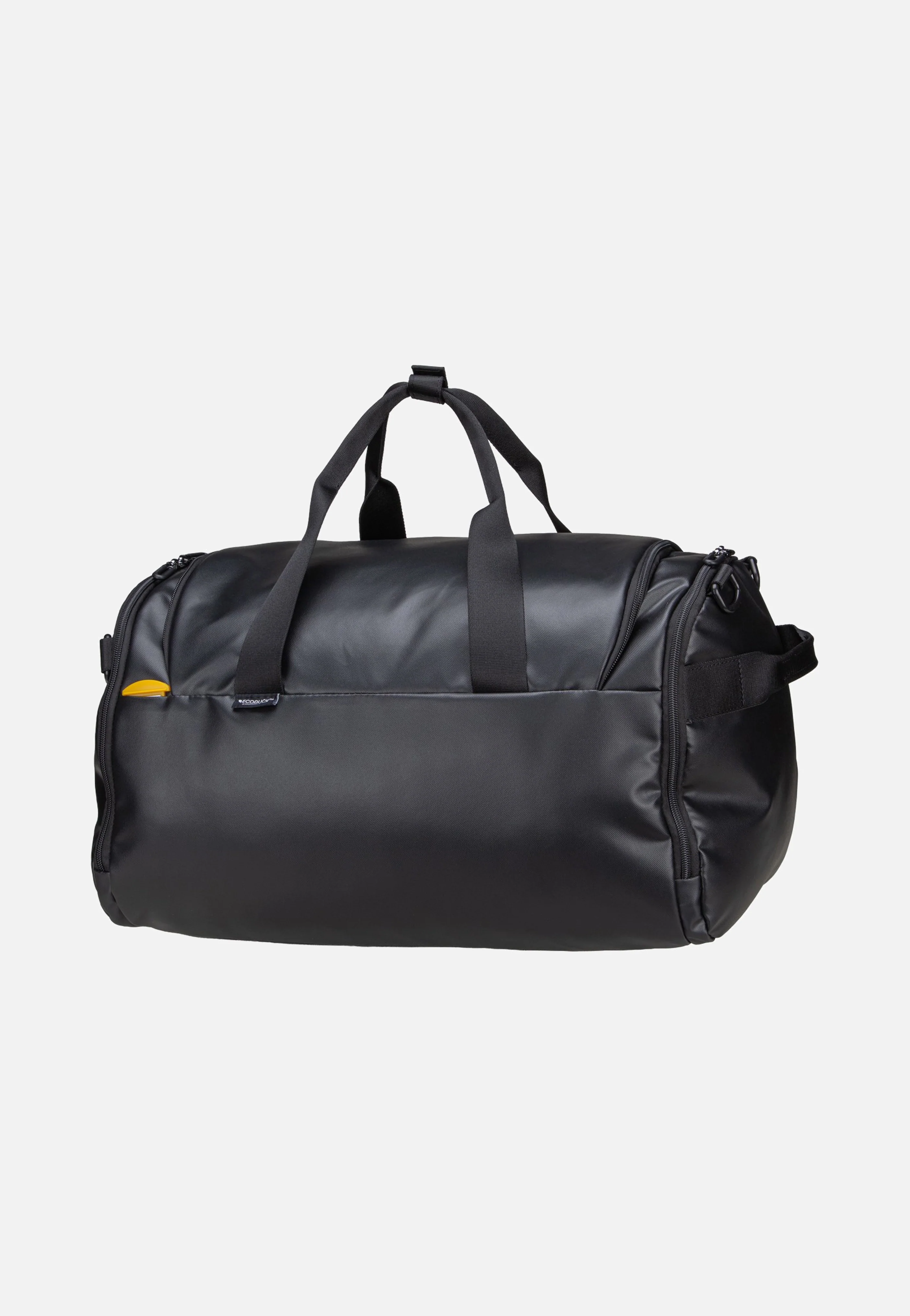 Eco Coated Duffle Black - Dufflebag - Image 5