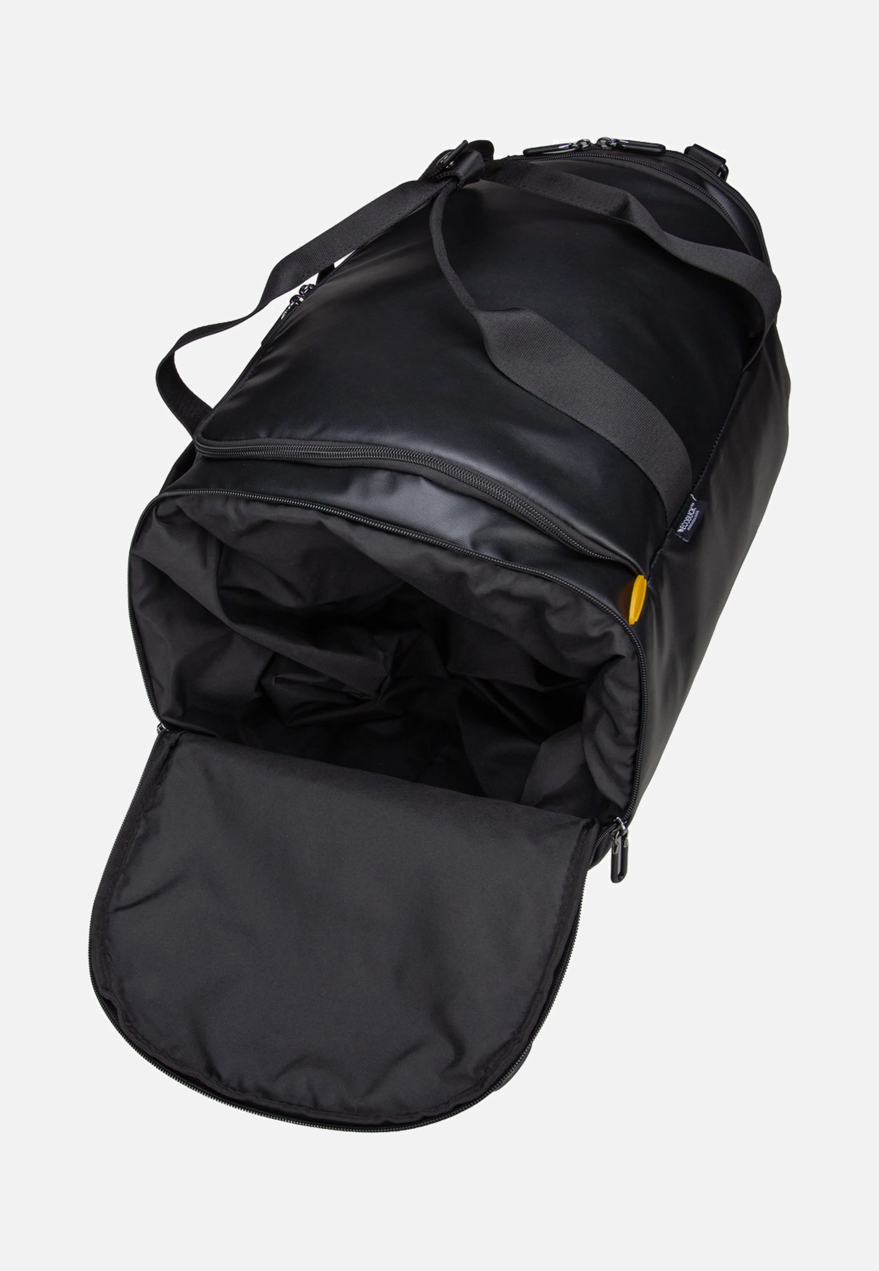 Eco Coated Duffle Black - Dufflebag - Image 7