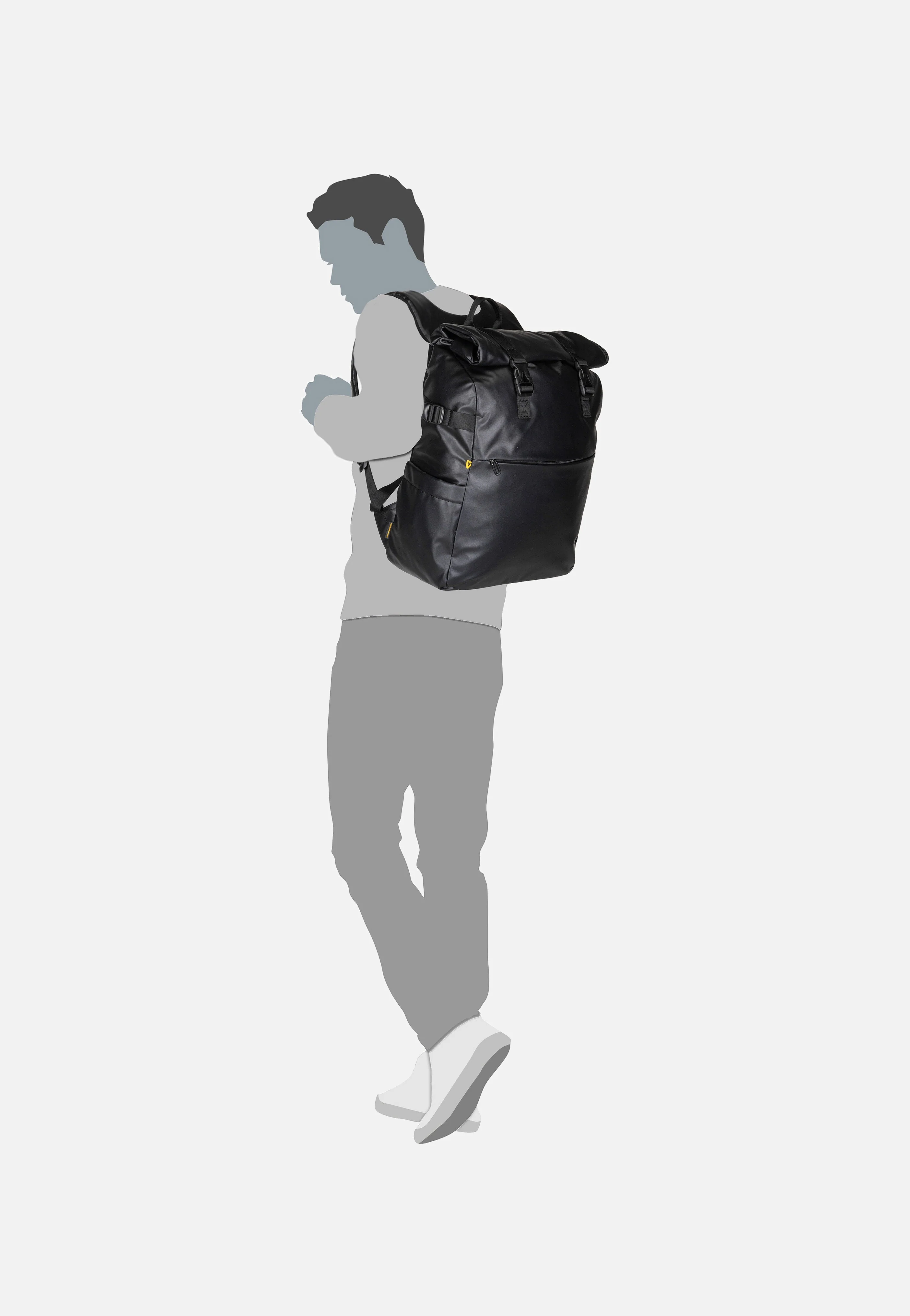 Eco Coated OST09 Black - Rucksack - Image 7