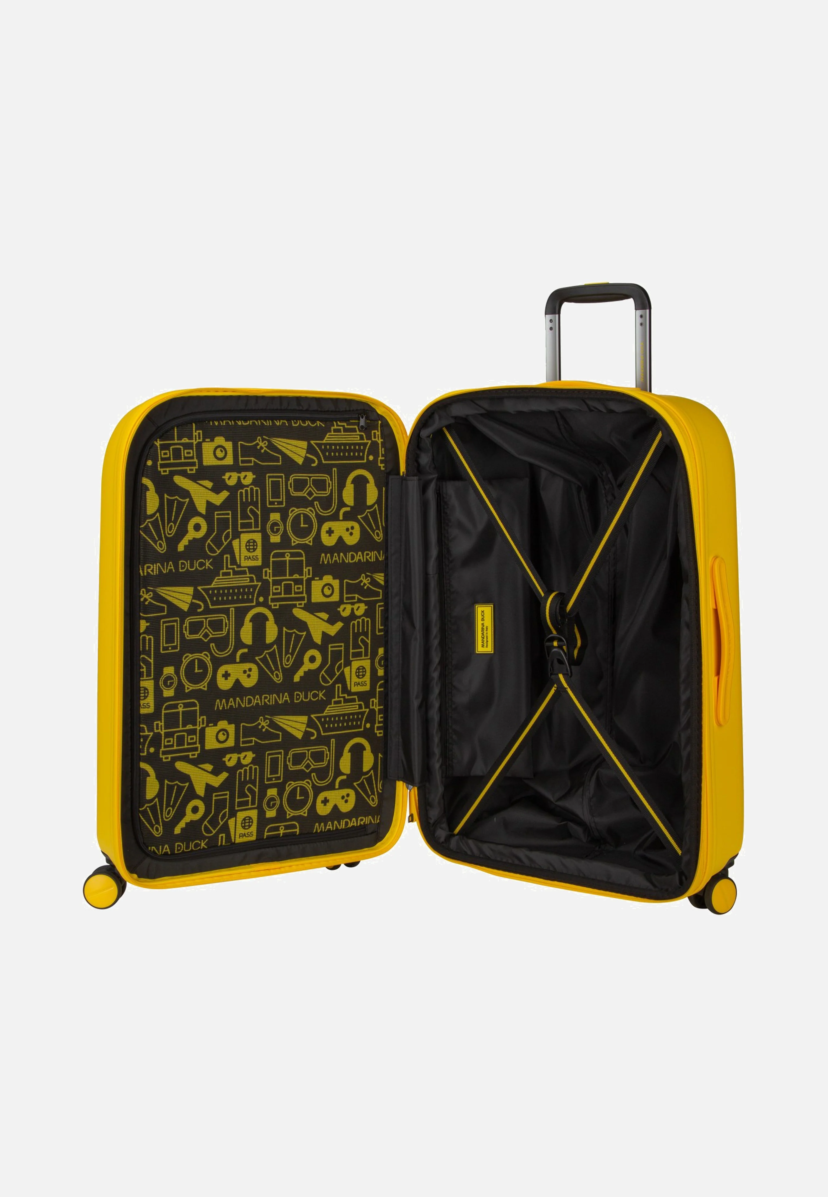 Logoduck + Trolley Medium Exp Duck Yellow - Koffer - Image 6