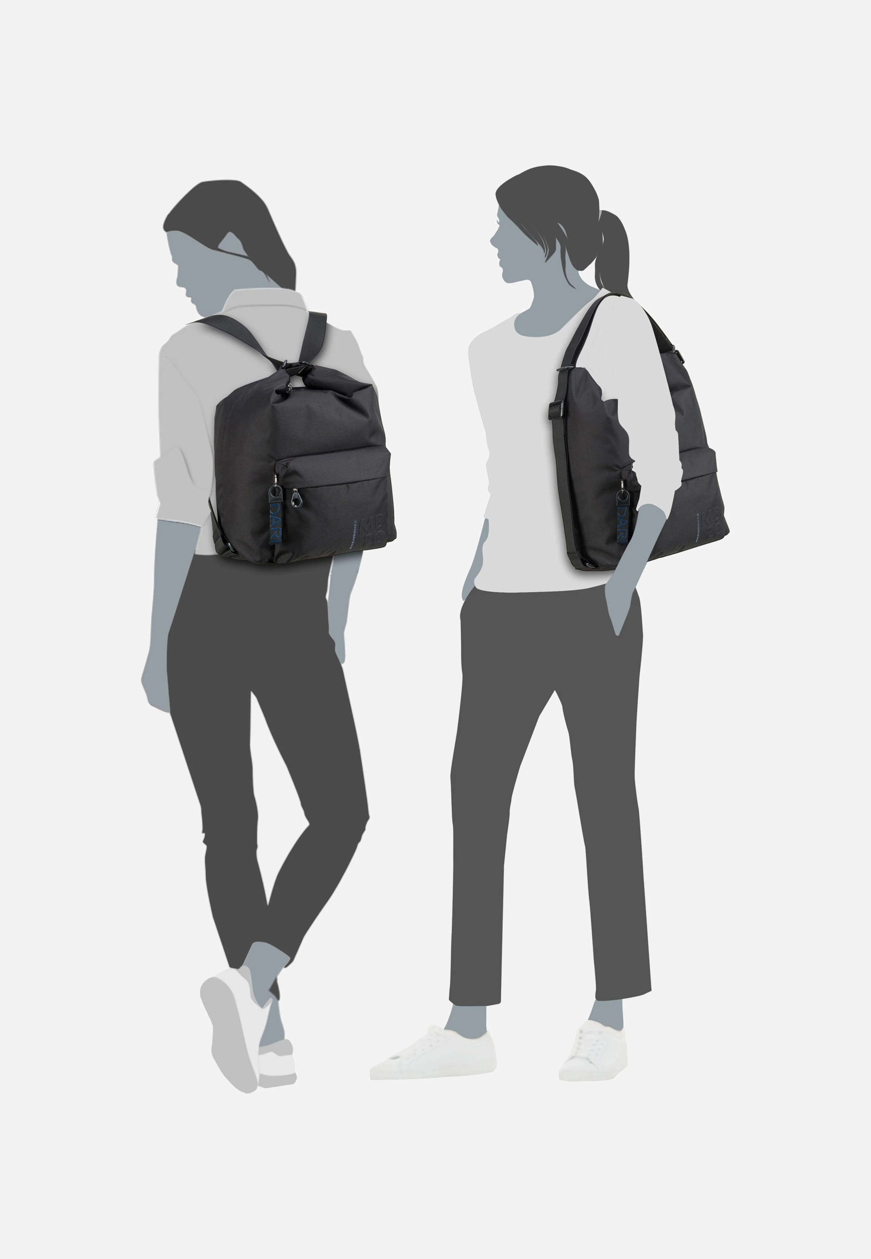 MD20 Hobo QMT09 Black - Rucksack - Image 6