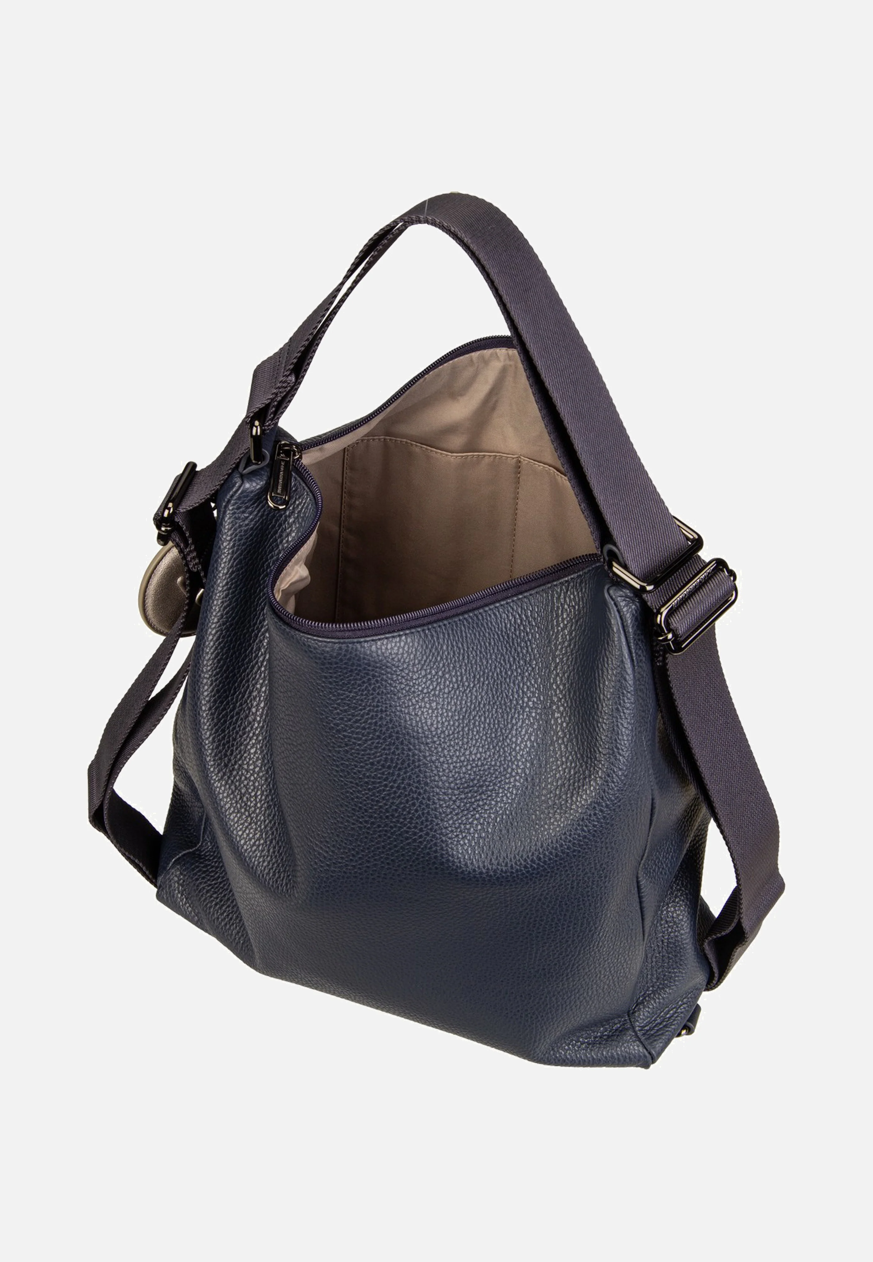 Mellow Leather Hobo FZT72 Dress Blue - Rucksack - Image 6