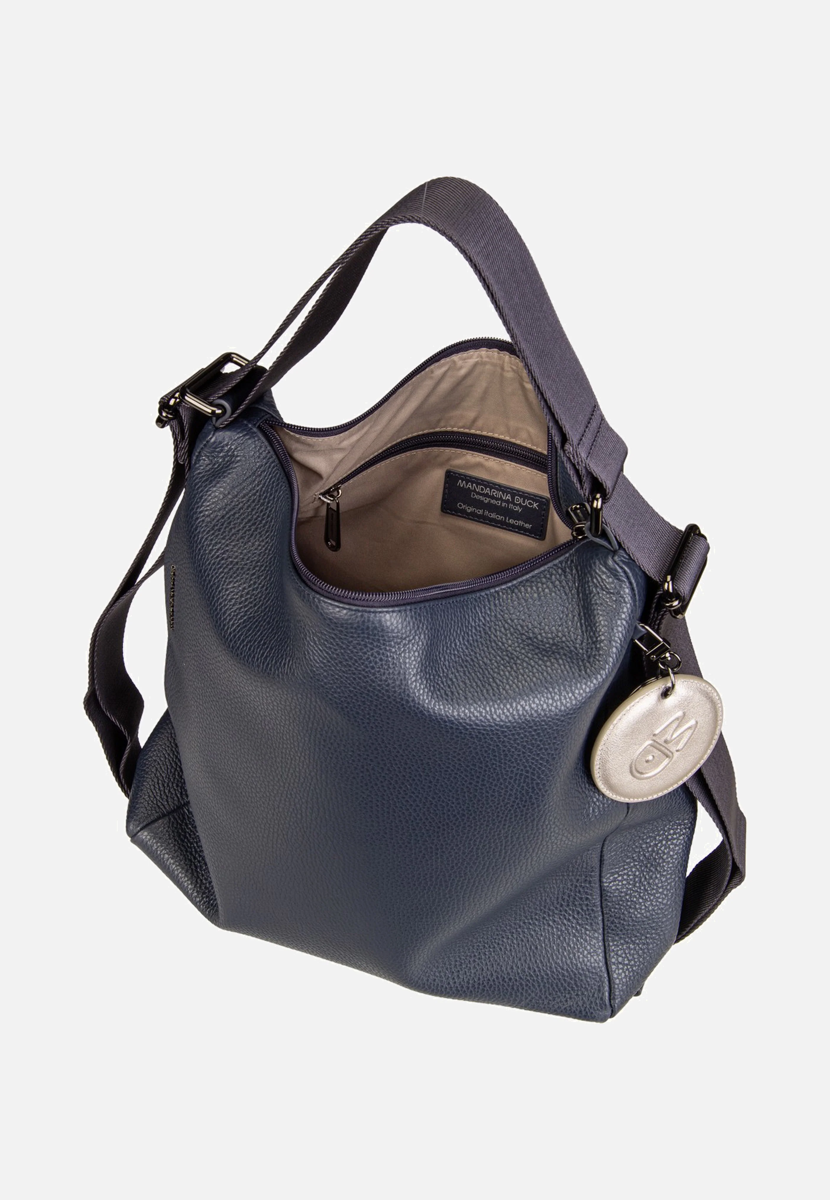 Mellow Leather Hobo FZT72 Dress Blue - Rucksack - Image 7