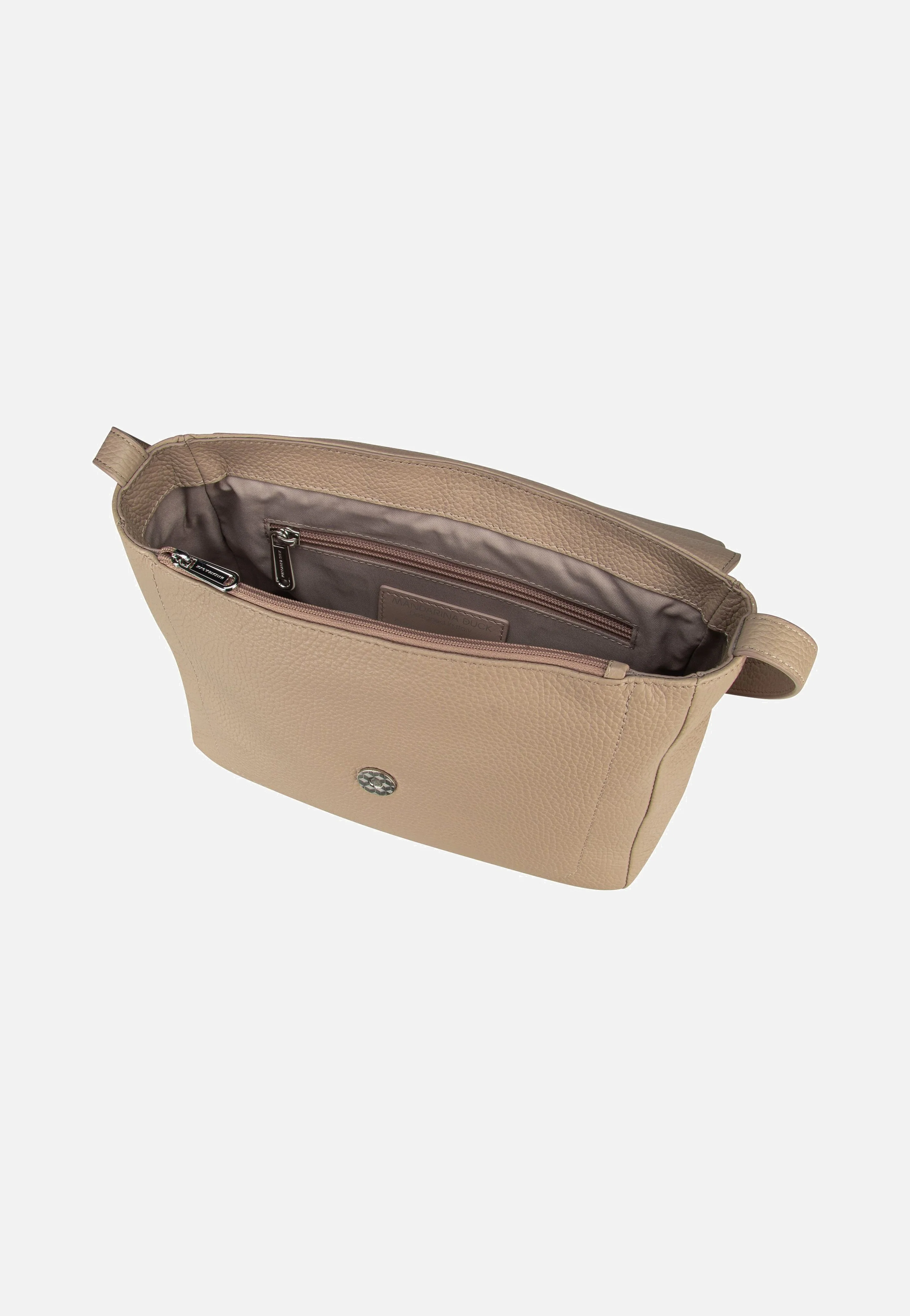 Mellow Leather Hunting Bag FZT14 Warm Taupe - Crossbody Bag - Image 5