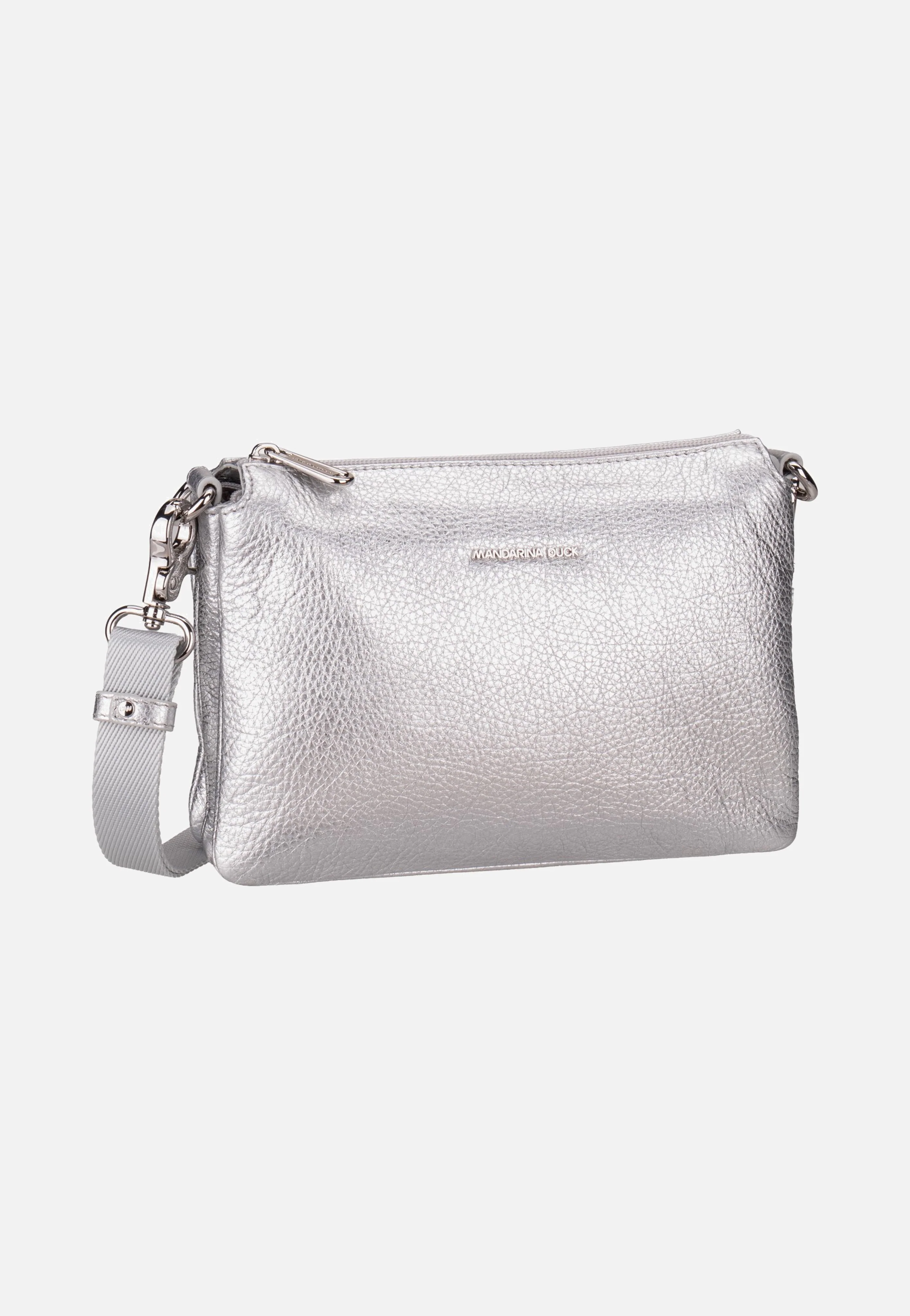 Mellow Metal Triple Pochette OYT82 Silver - Crossbody Bag