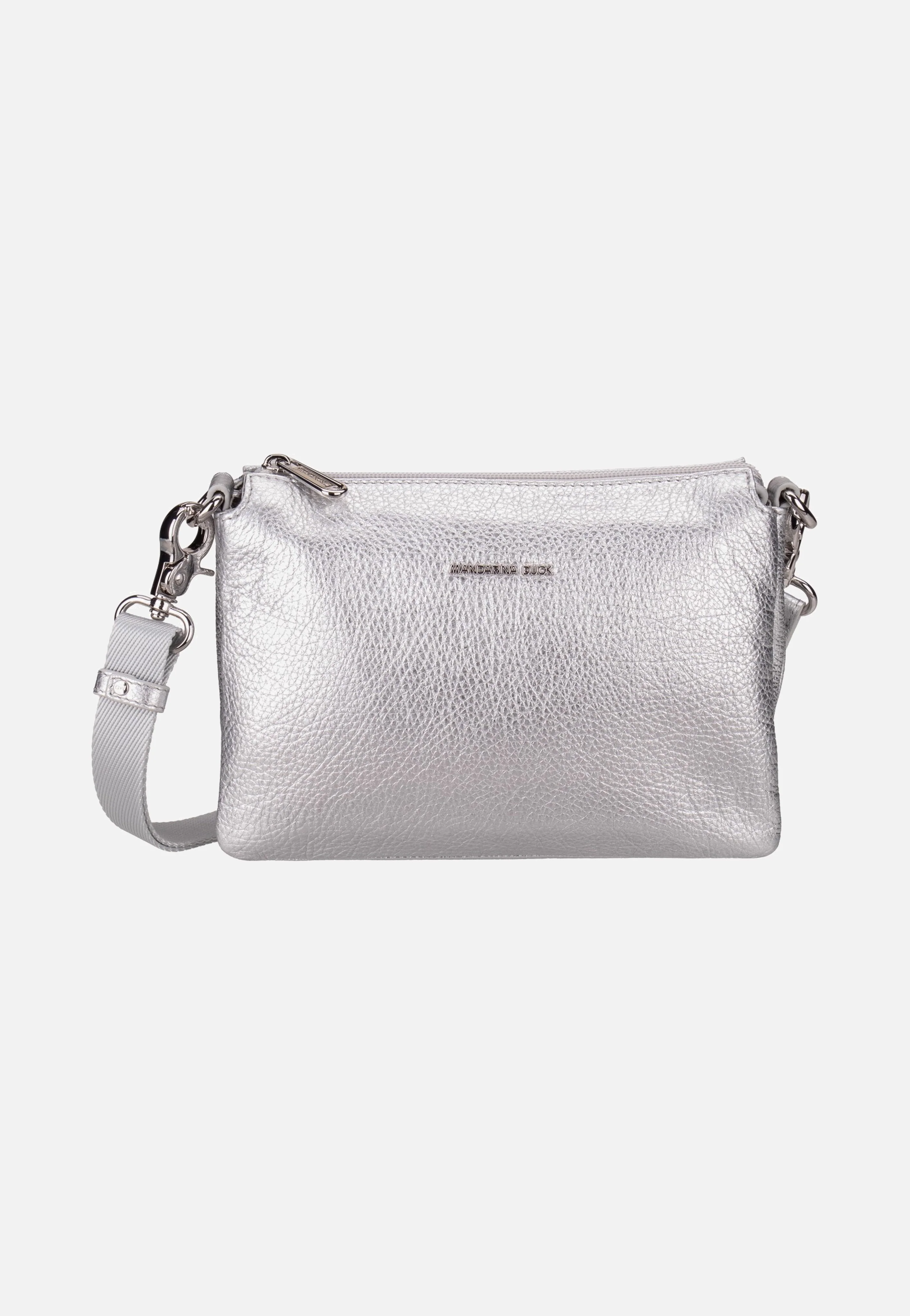 Mellow Metal Triple Pochette OYT82 Silver - Crossbody Bag - Image 2