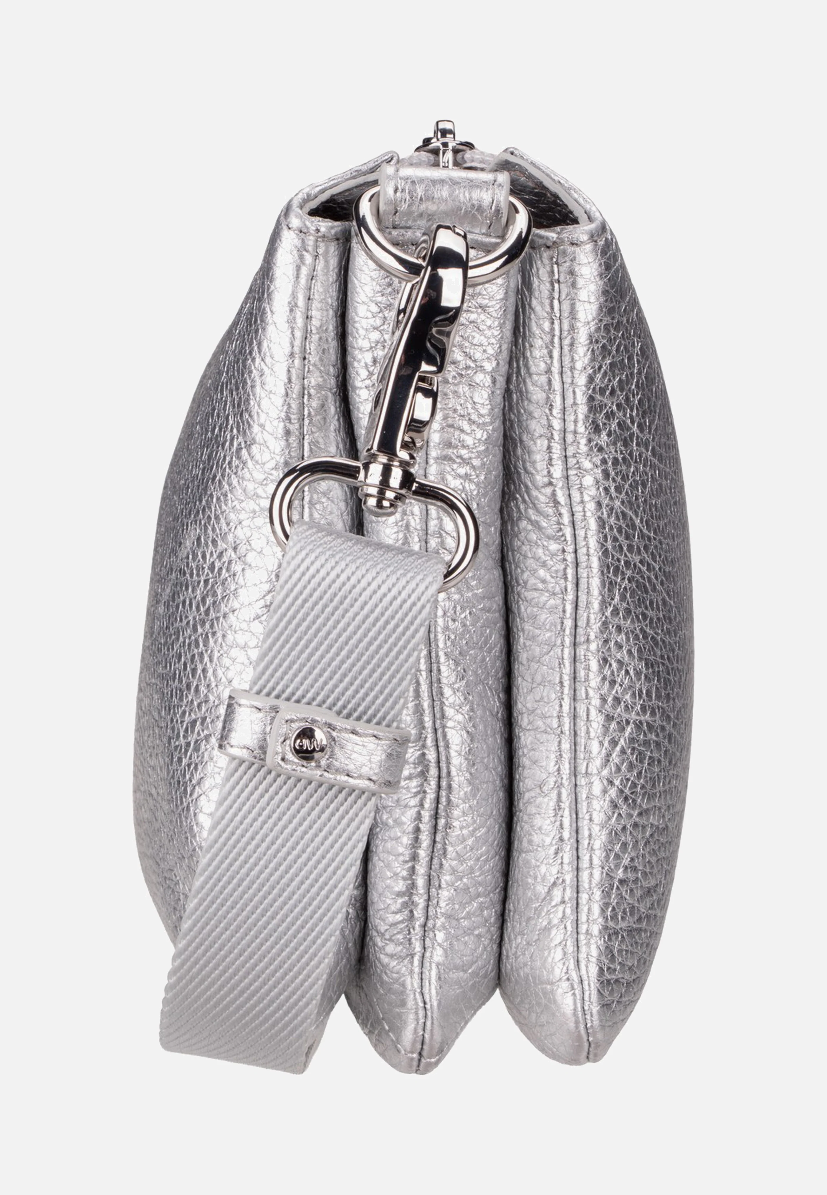 Mellow Metal Triple Pochette OYT82 Silver - Crossbody Bag - Image 4