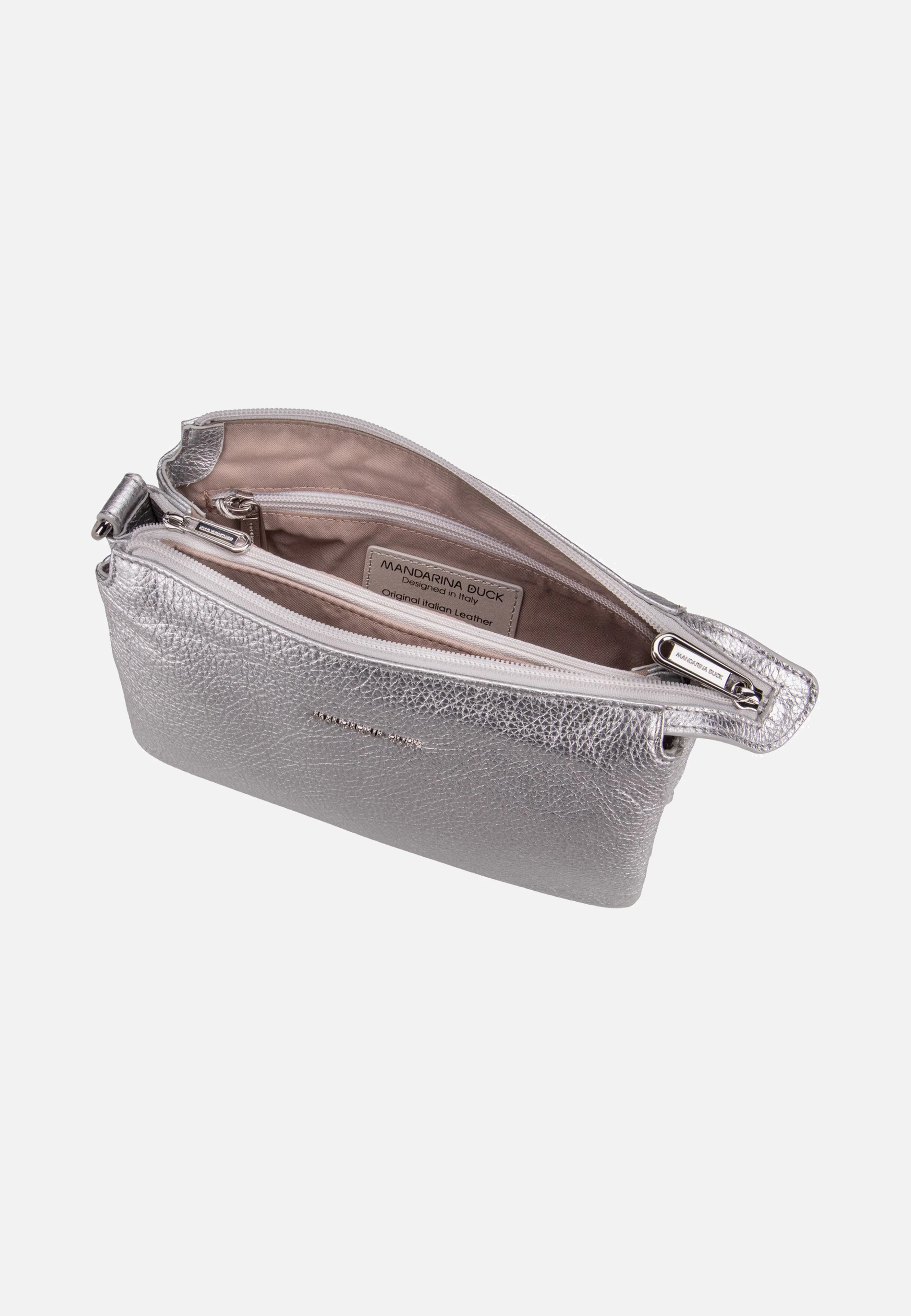 Mellow Metal Triple Pochette OYT82 Silver - Crossbody Bag - Image 5