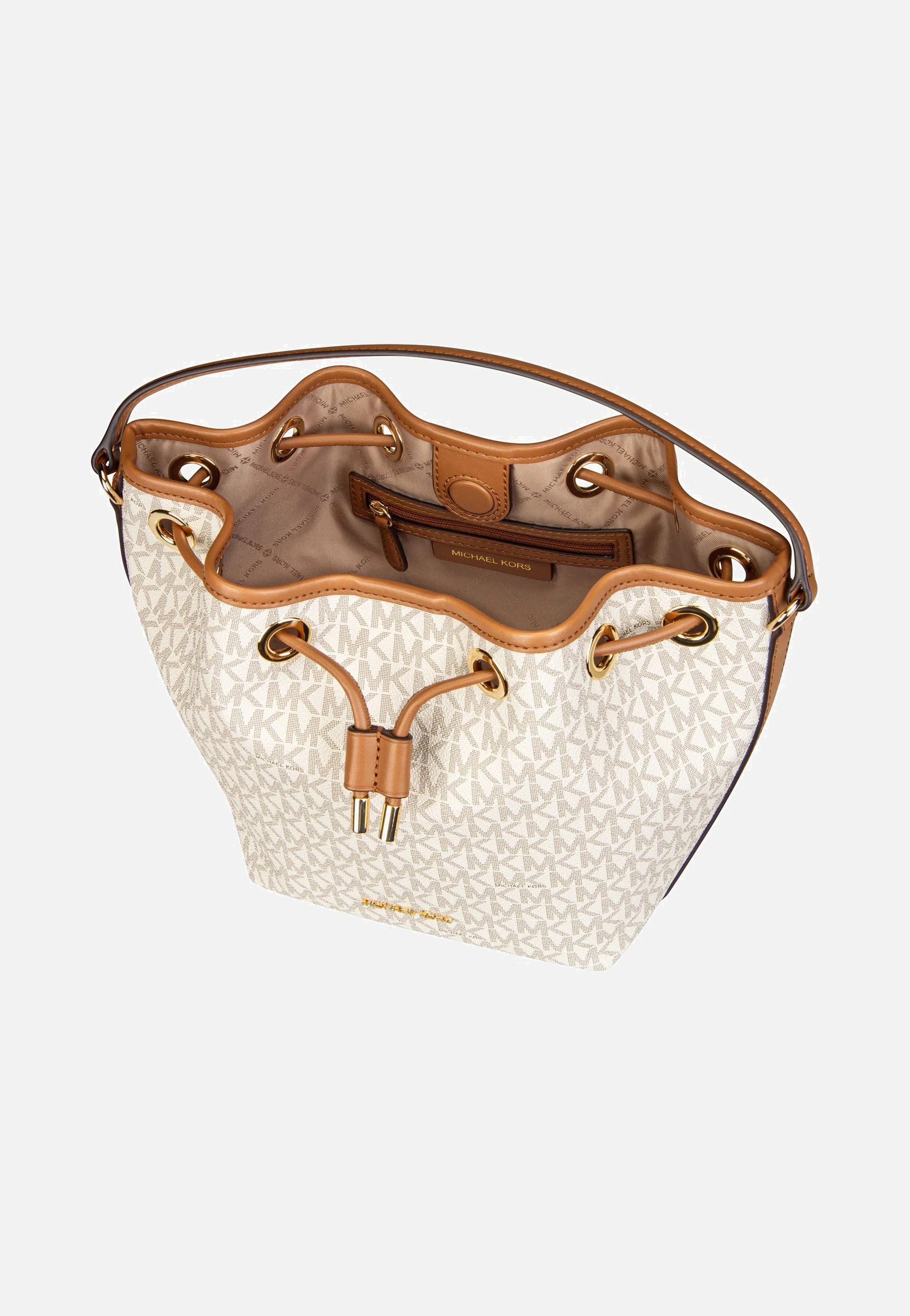Avery MD Bucket MSGR MK Sig Vanilla/Acorn - Bucket Bag - Image 3