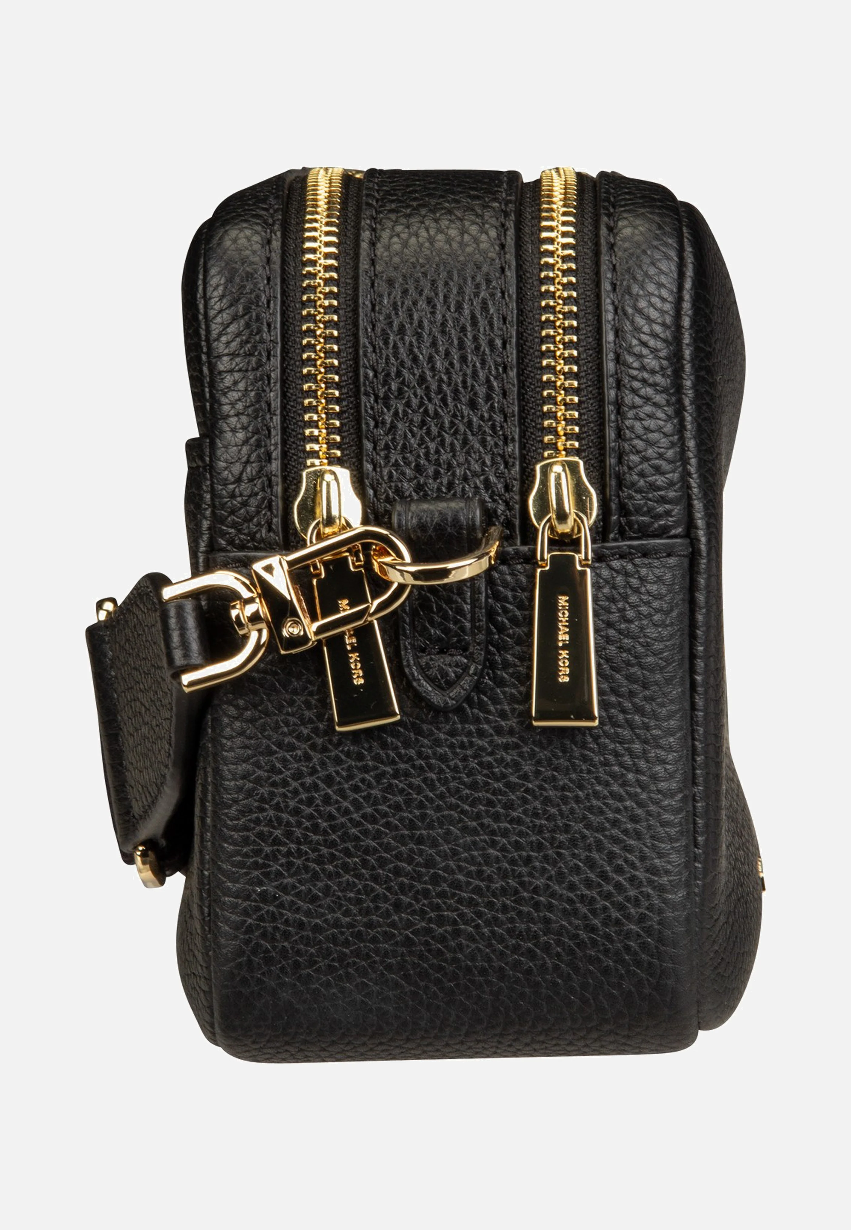Bryant Medium Double Zip Chain Black - Crossbody Bag - Image 4