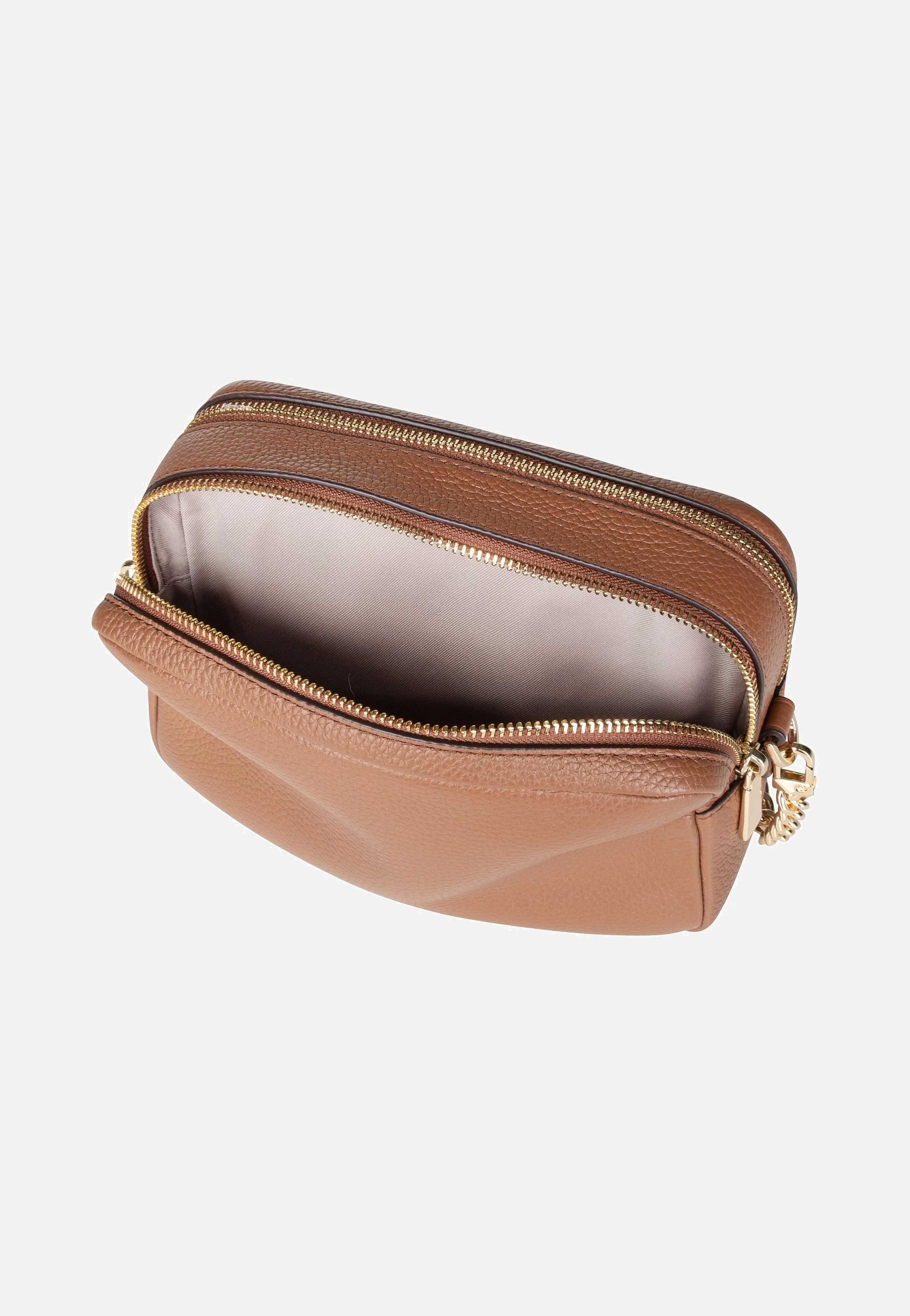 Bryant Medium Double Zip Chain Camera Pebble Luggage - Crossbody Bag - Image 4