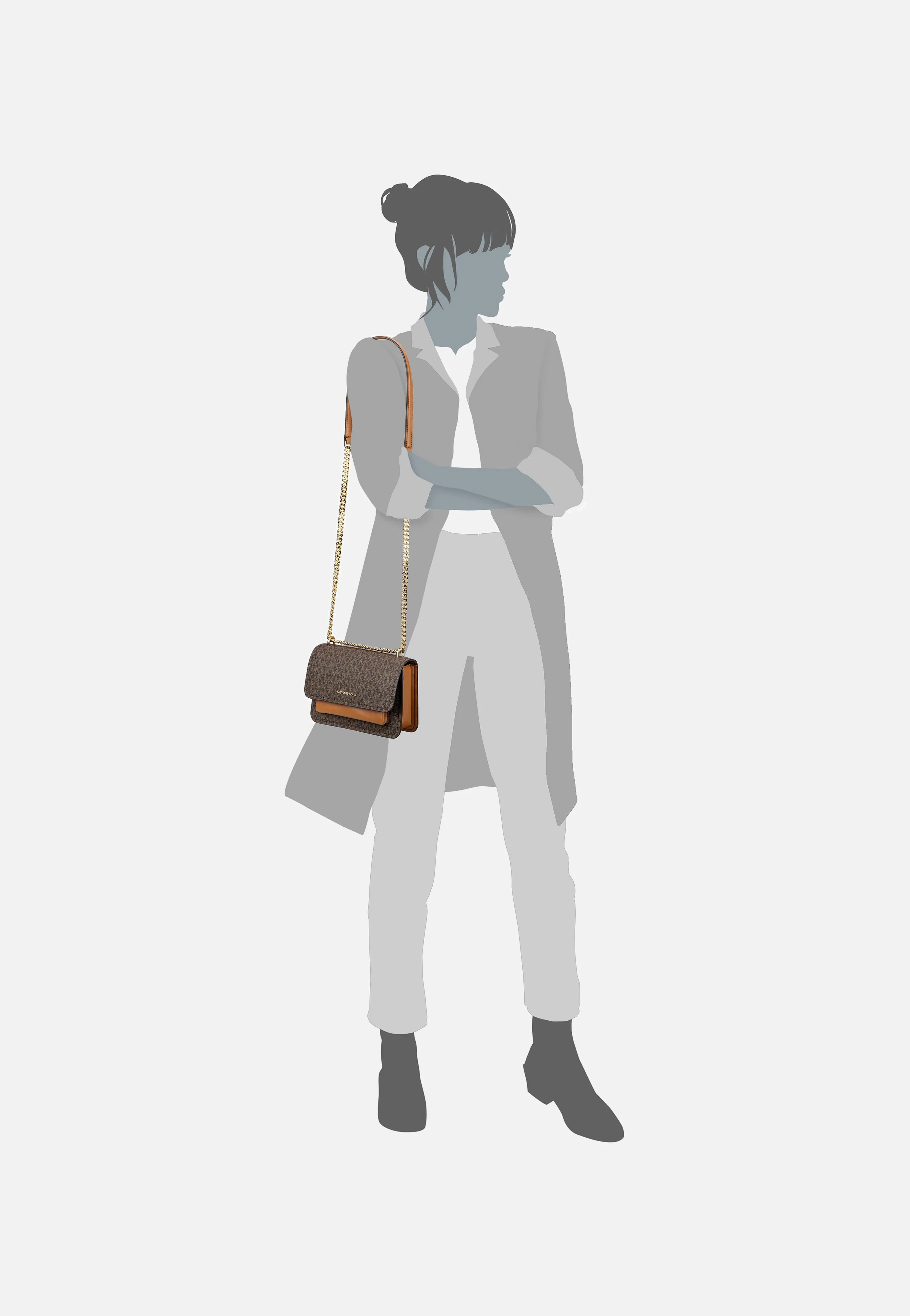 Claire SM Xbody MK Signature Brown/Acorn - Abendtasche - Image 5