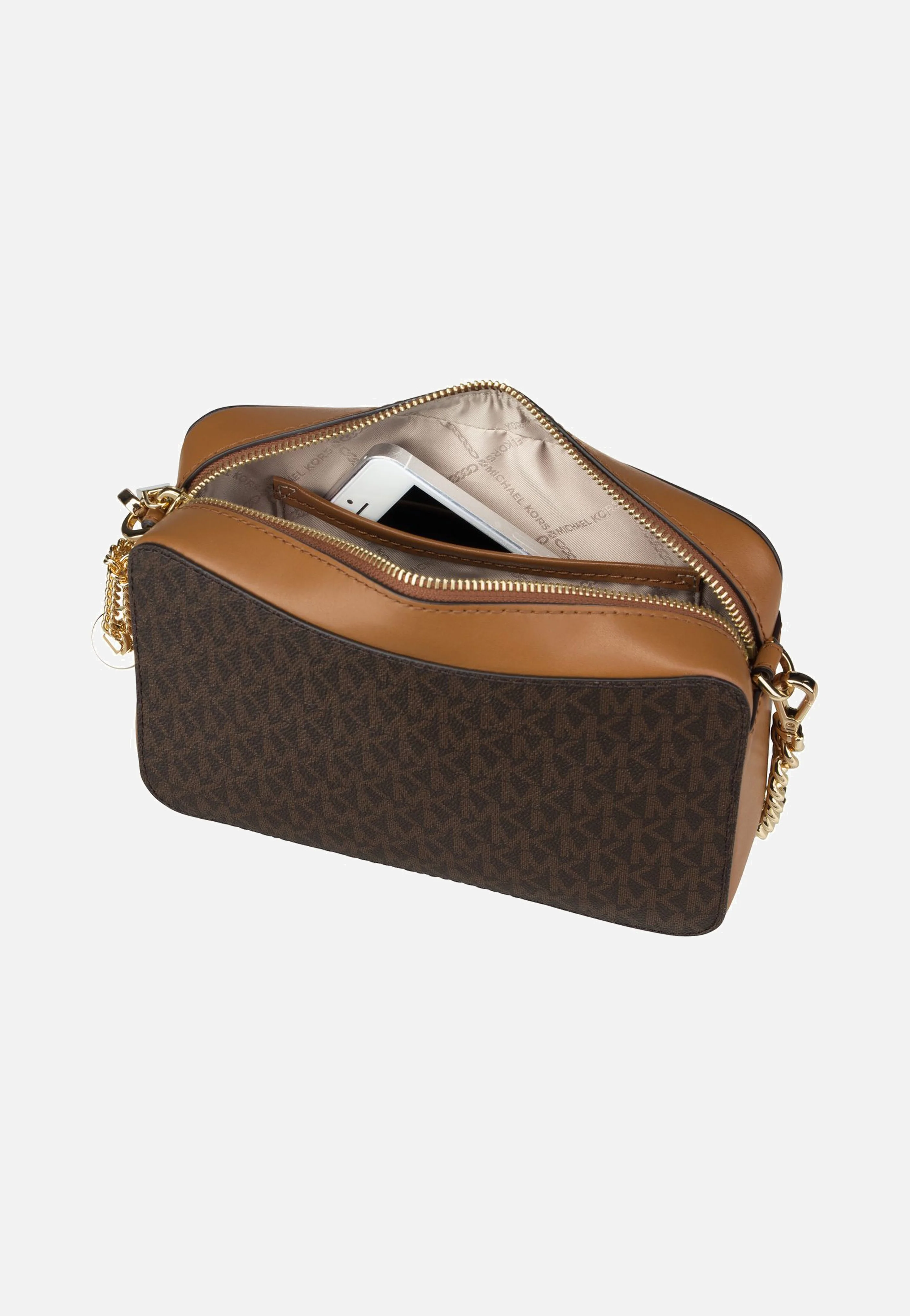 Jet Set Medium MK Signature Brown - Crossbody Bag - Image 3