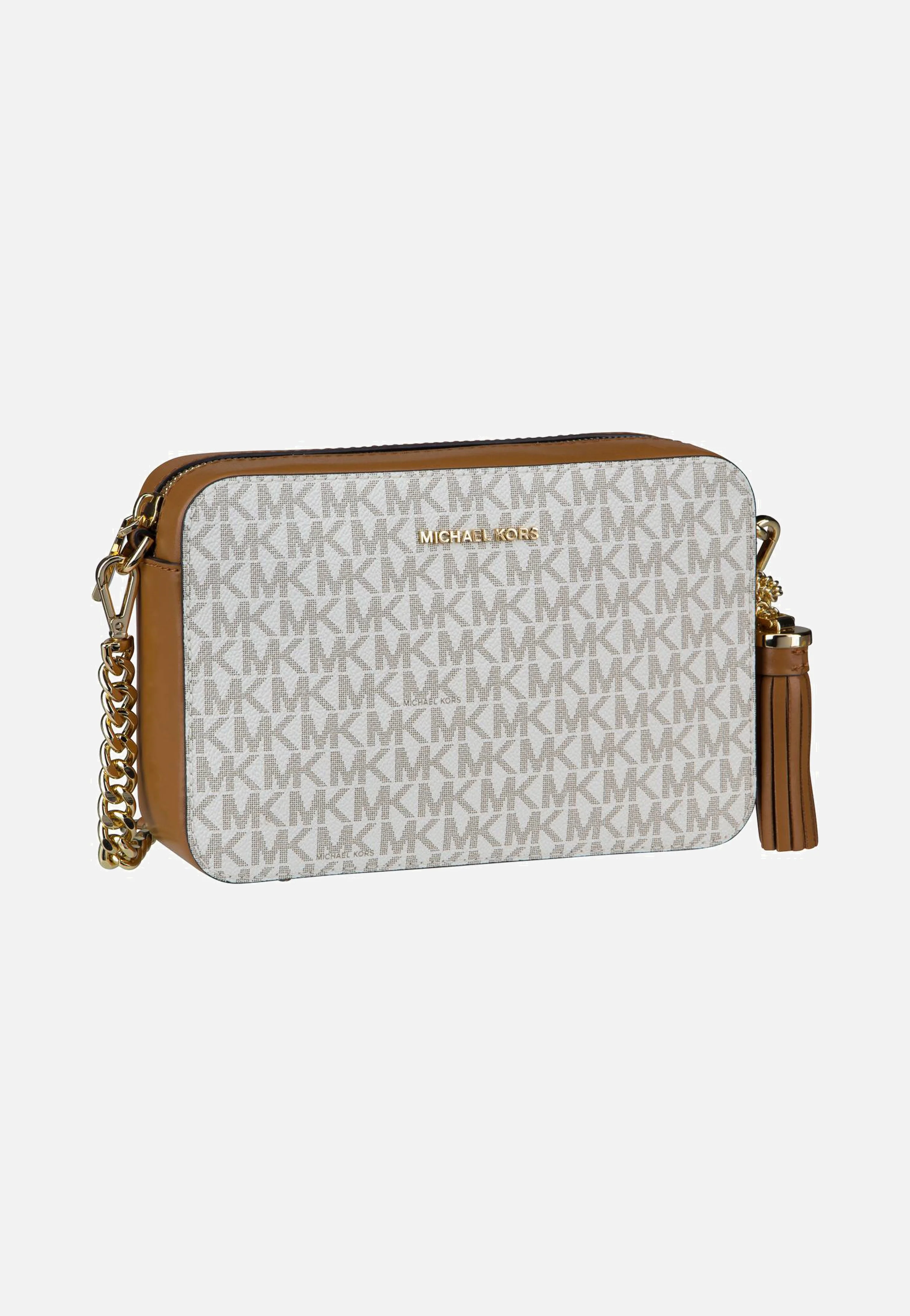 Jet Set Medium MK Signature Vanilla - Crossbody Bag