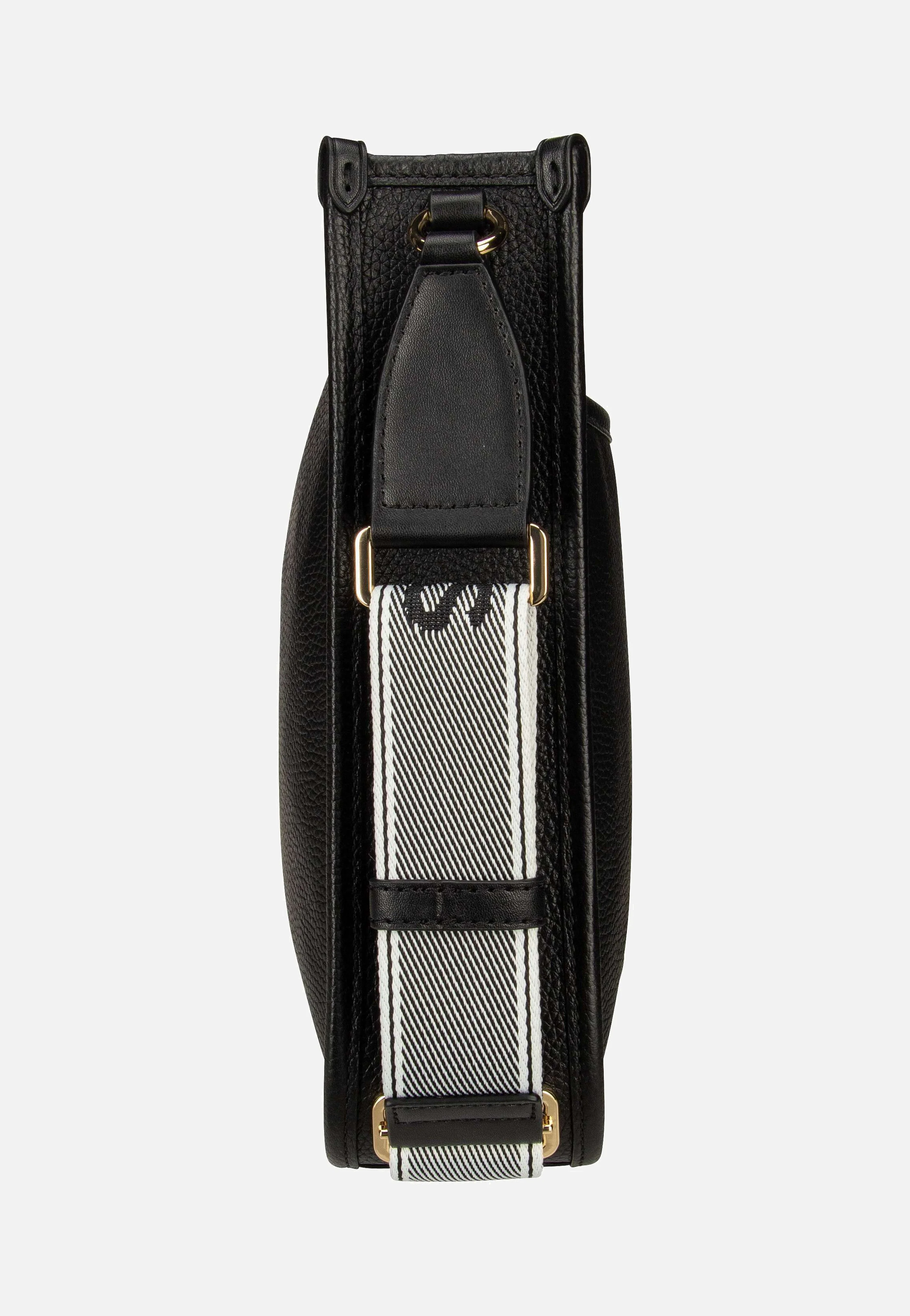 Luisa LG 30/32 Pebble EMB Black - Crossbody Bag - Image 5