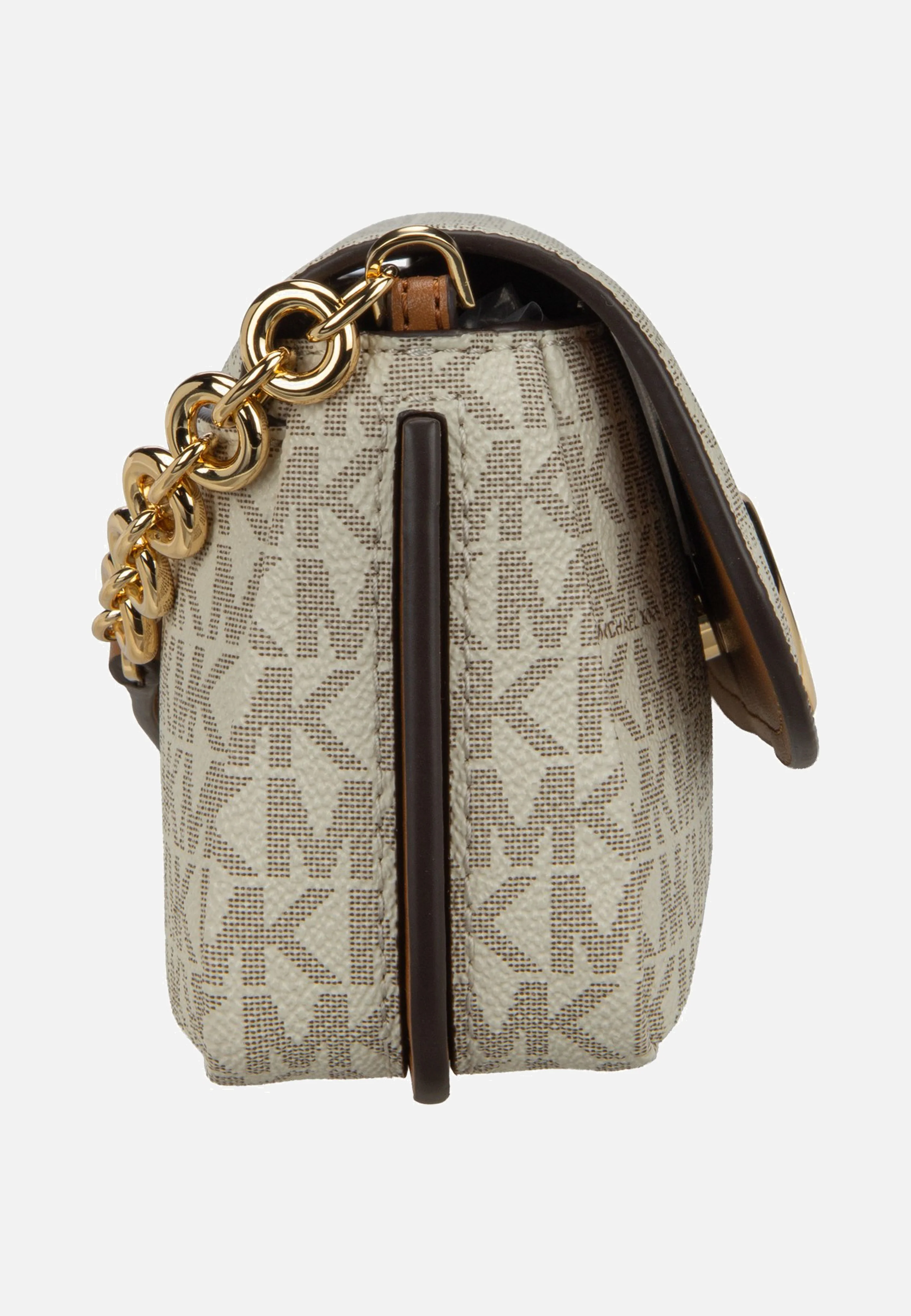 Nolita SM Flap Chain Xbody Vanilla/Acorn - Crossbody Bag - Image 4