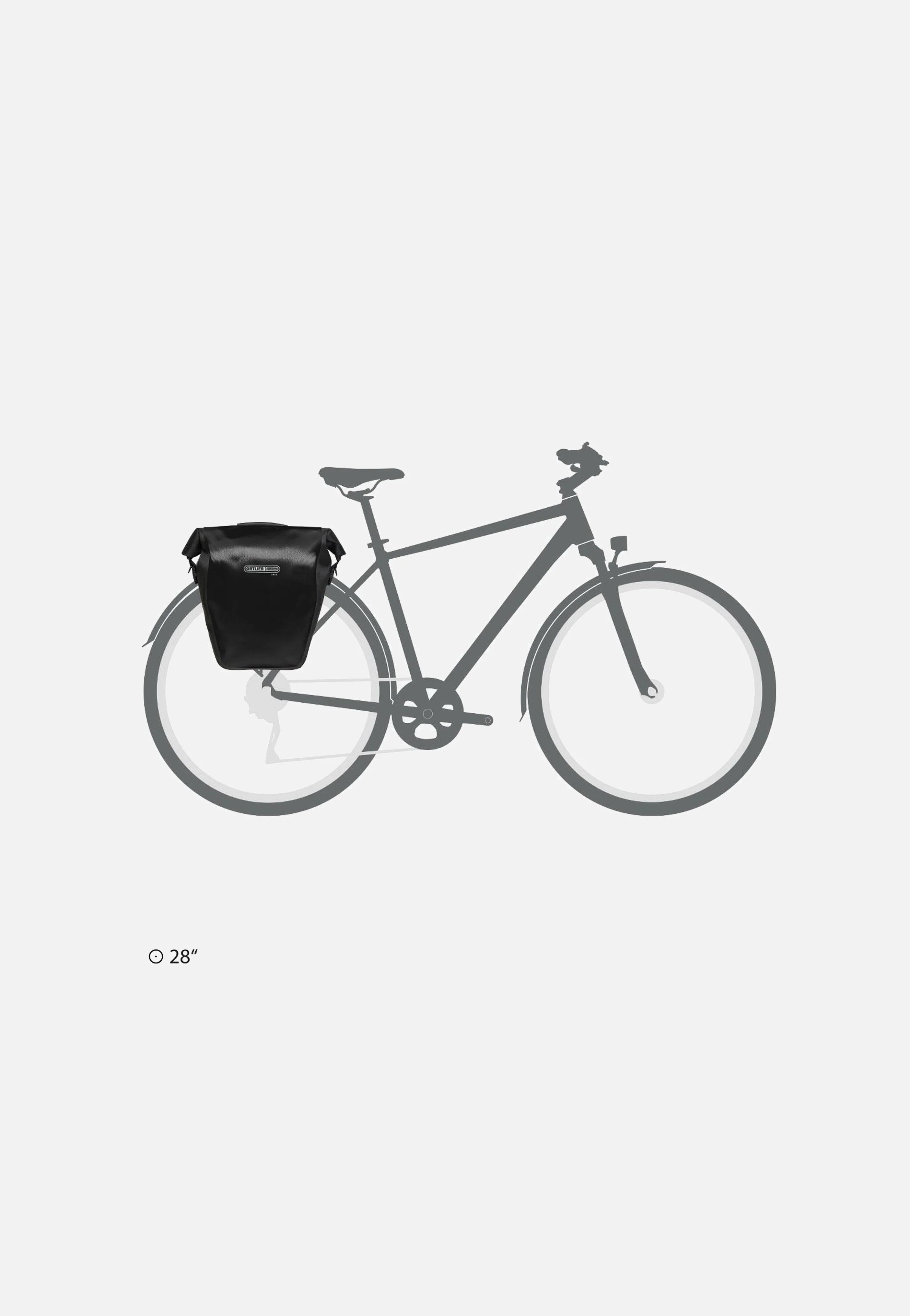 Back-Roller Core QL2.1 Schwarz - Fahrradtasche - Image 5