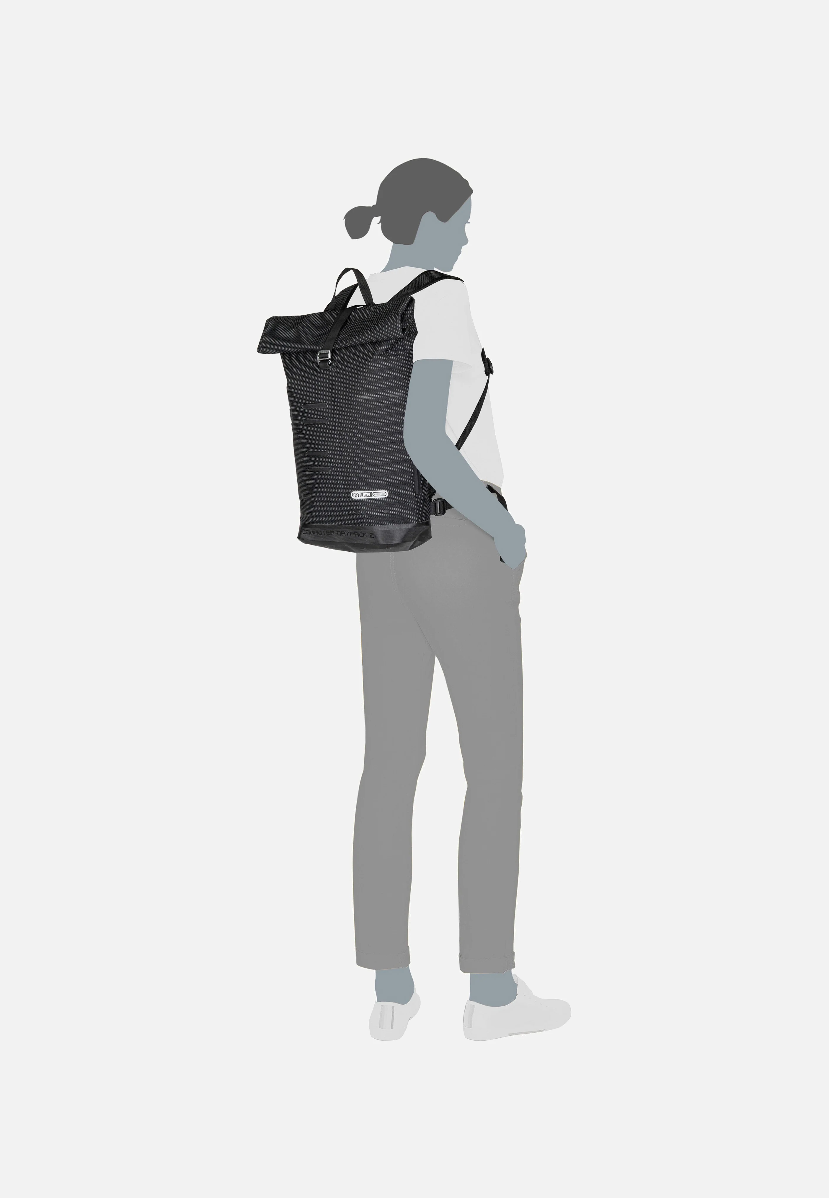 Commuter-Daypack High Visibility Black Reflective - Rucksack - Image 8
