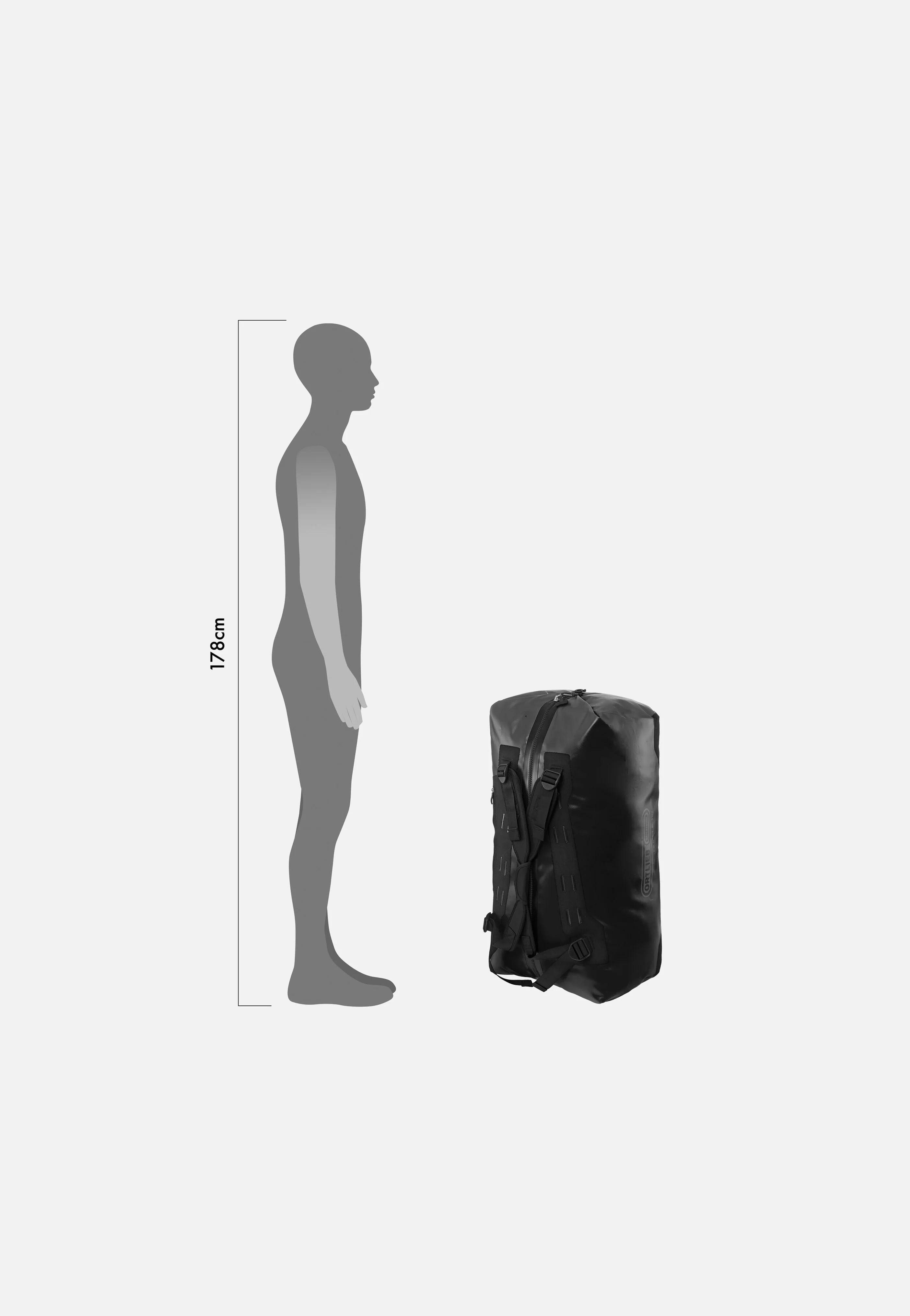 Duffle 110L Schwarz - Dufflebag - Image 8