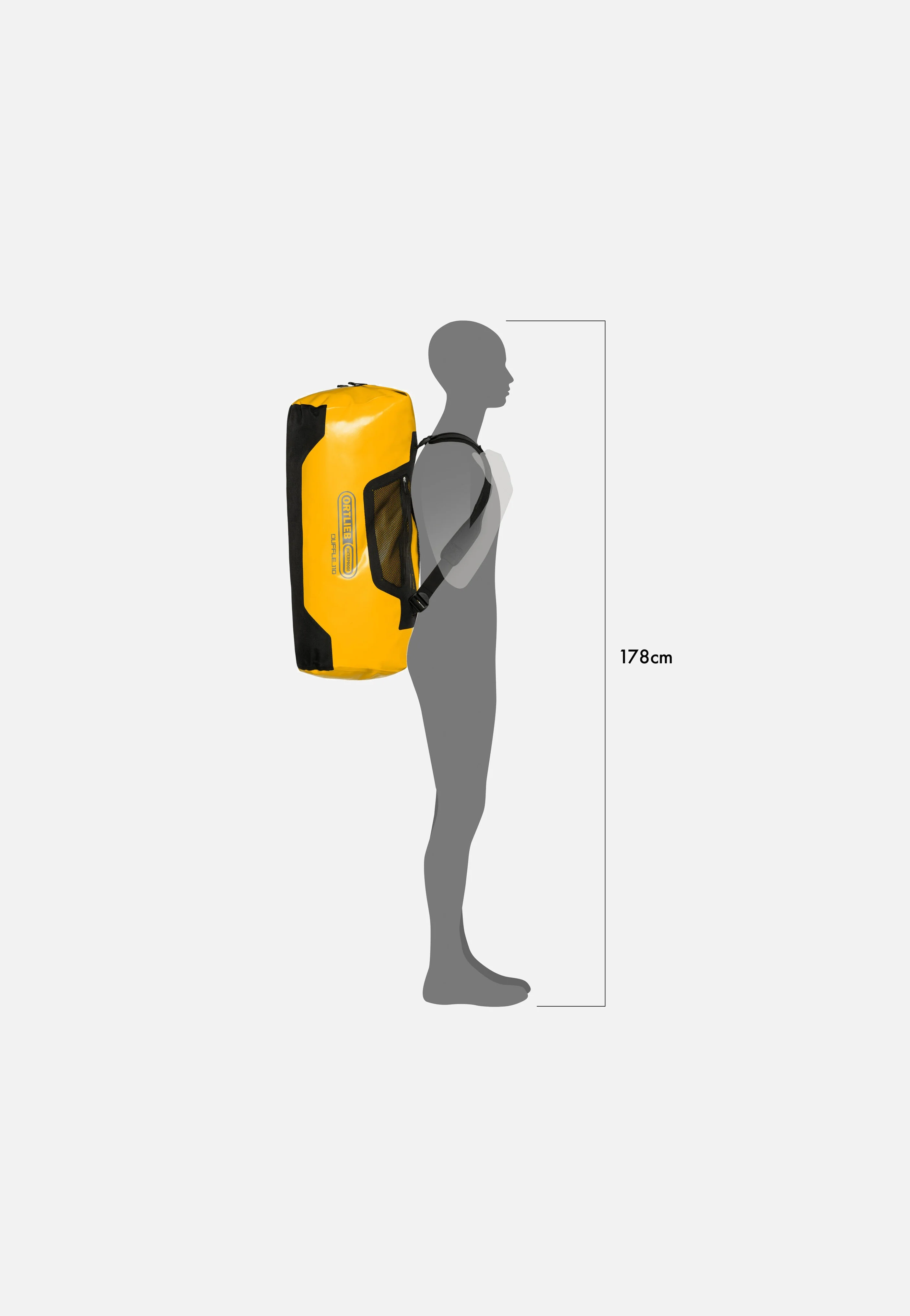 Duffle 110L Sonnengelb Schwarz - Dufflebag - Image 9