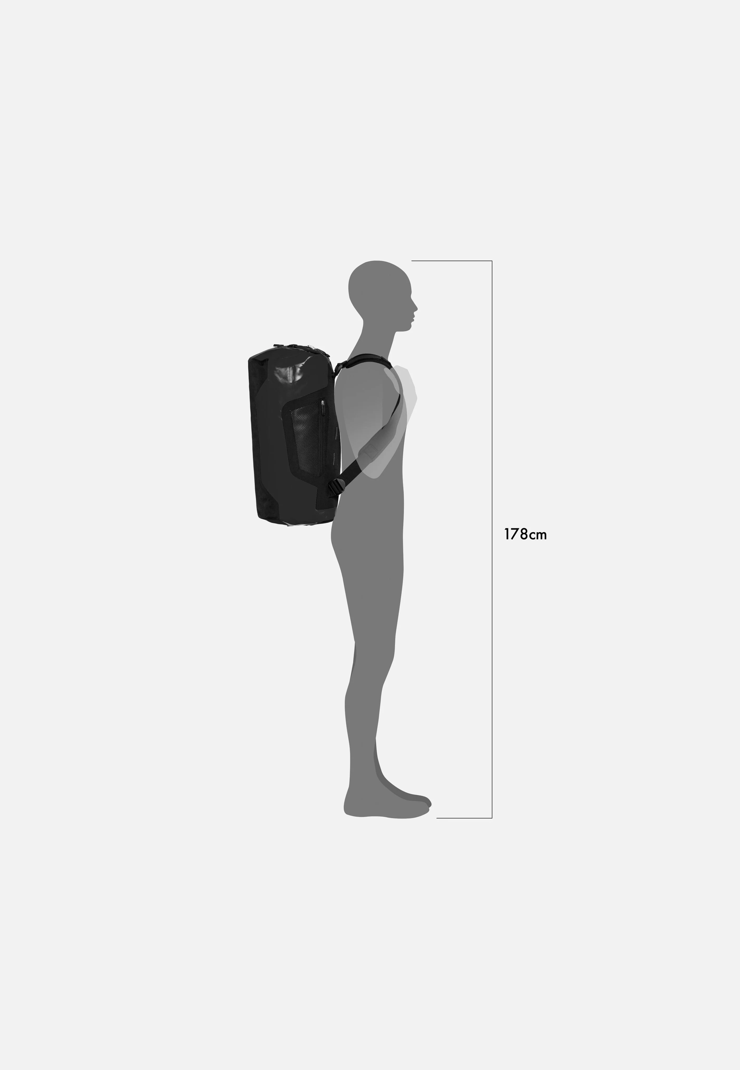 Duffle 40L Schwarz - Duffle Bags - Image 8