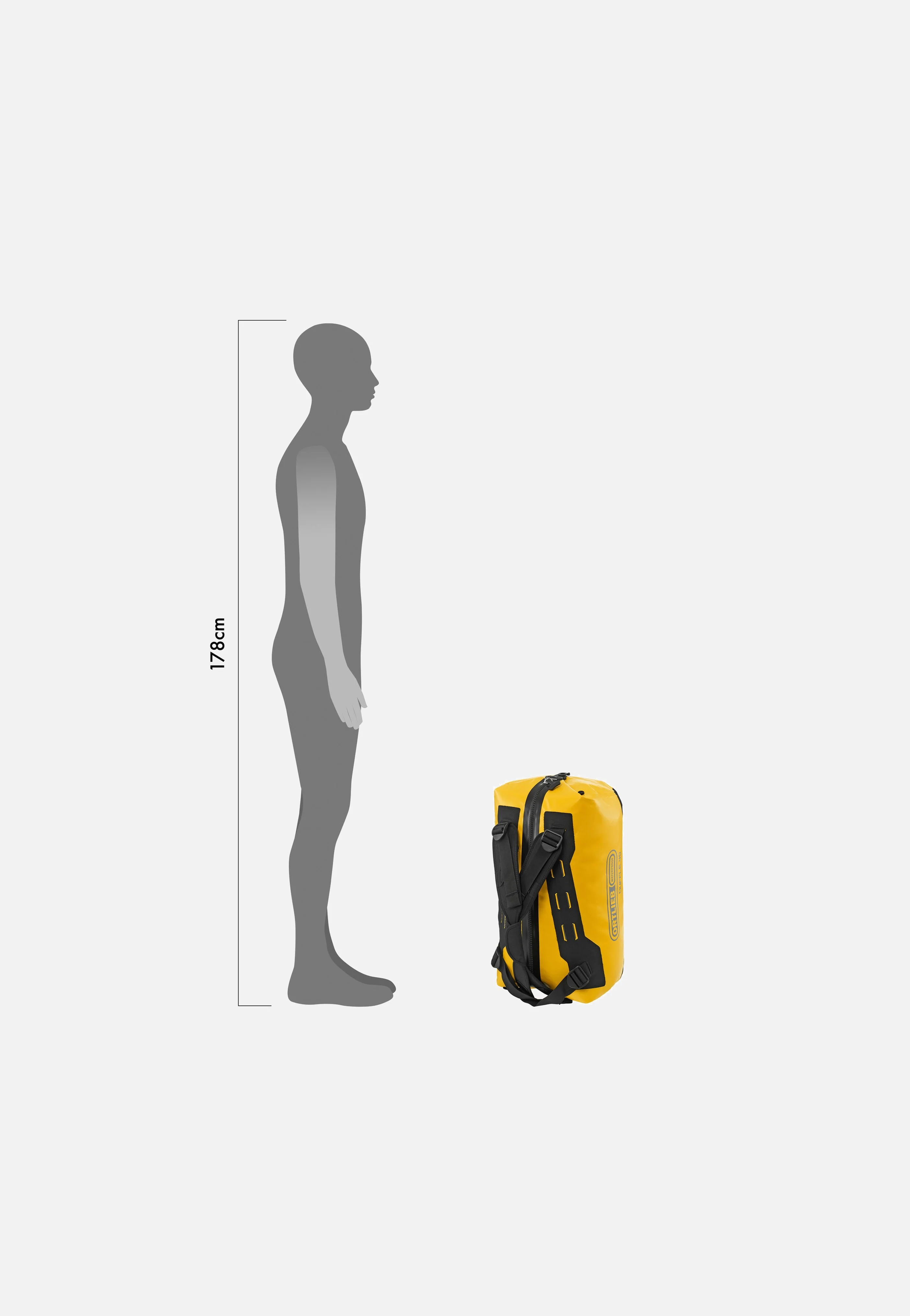 Duffle 40L Sonne-Schwarz - Duffle Bags - Image 10