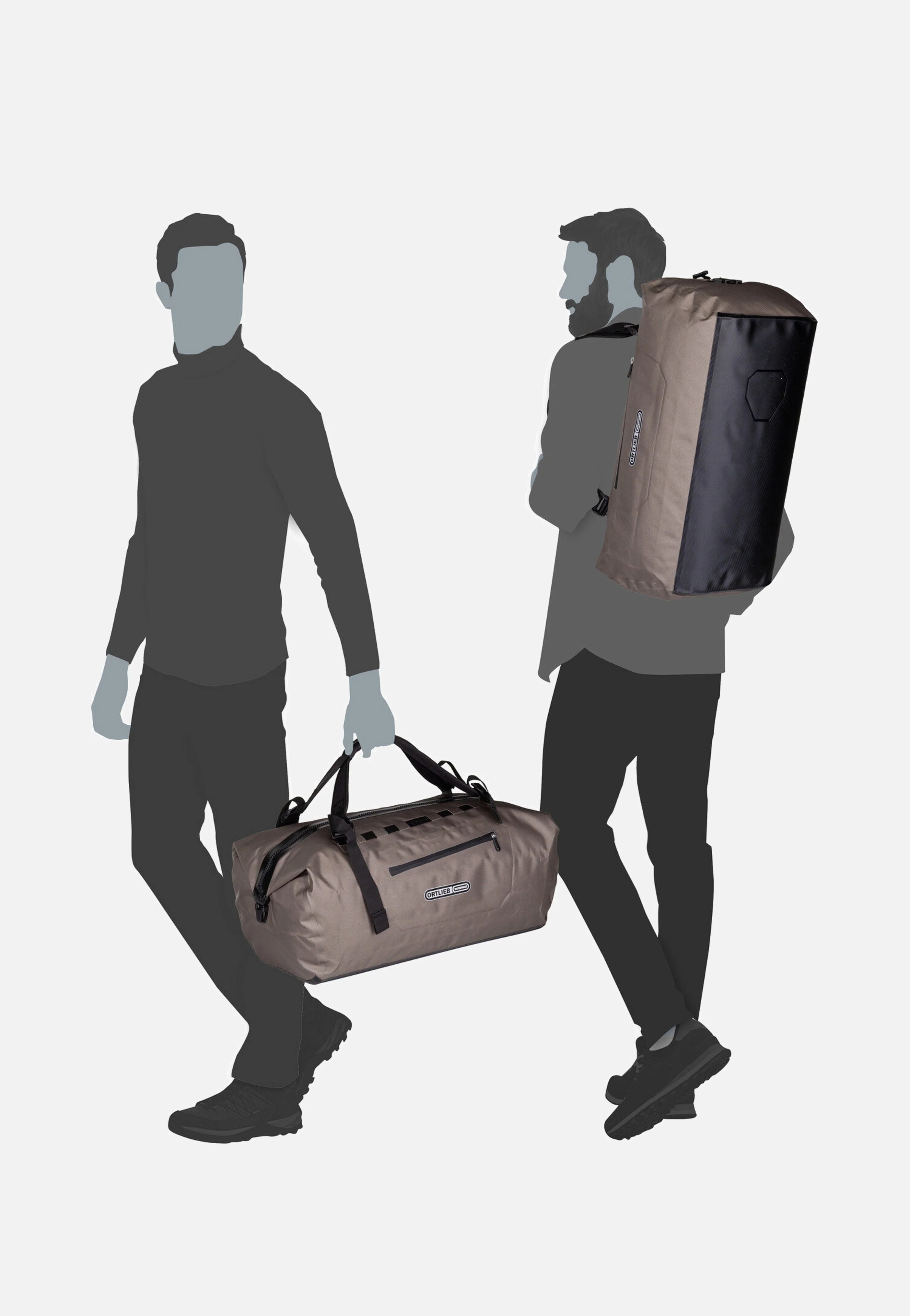 Duffle Lite 60 Dark Sand - Dufflebag - Image 6