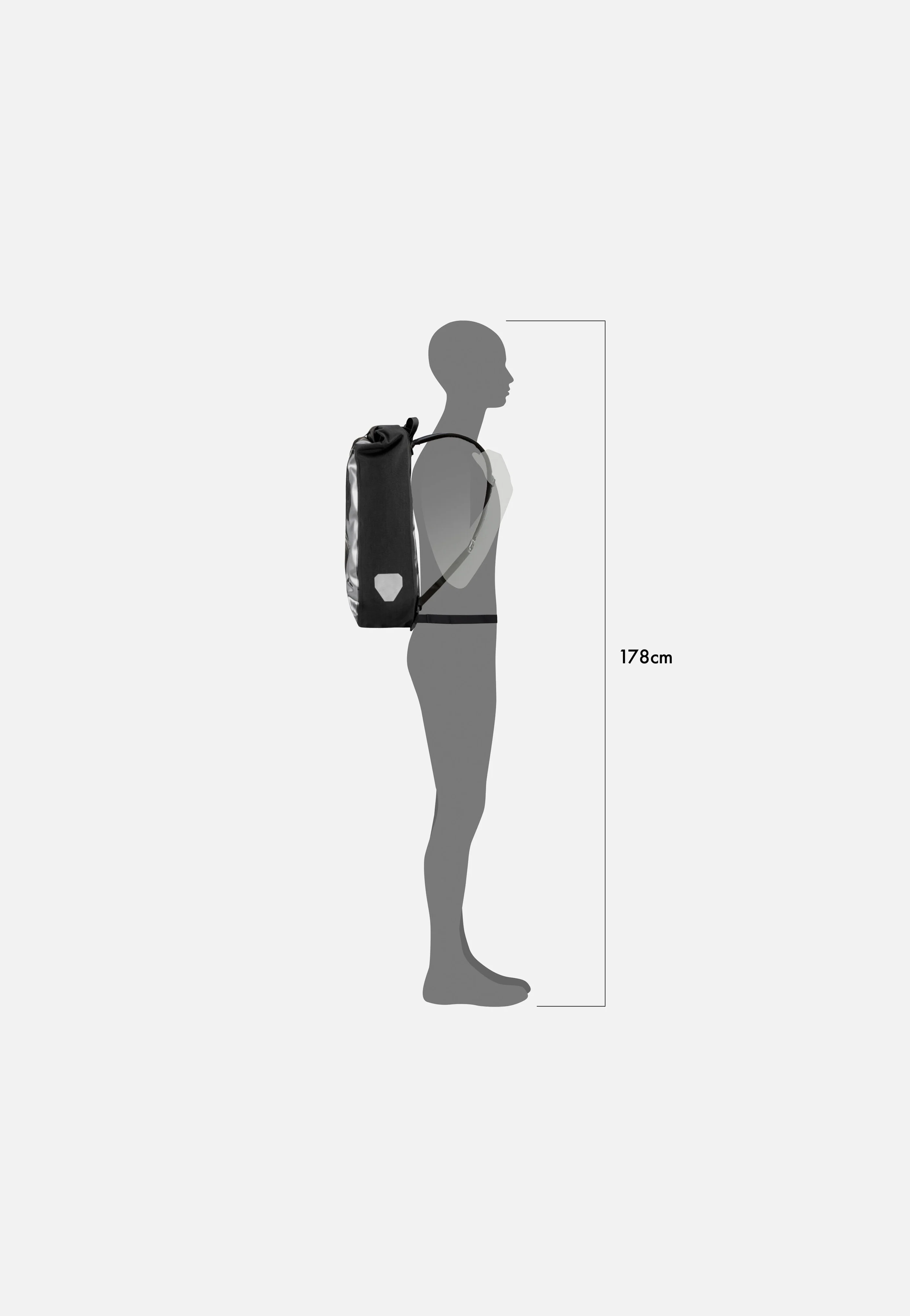 Messenger-Bag Pro Black - Rolltop Rucksack - Image 6