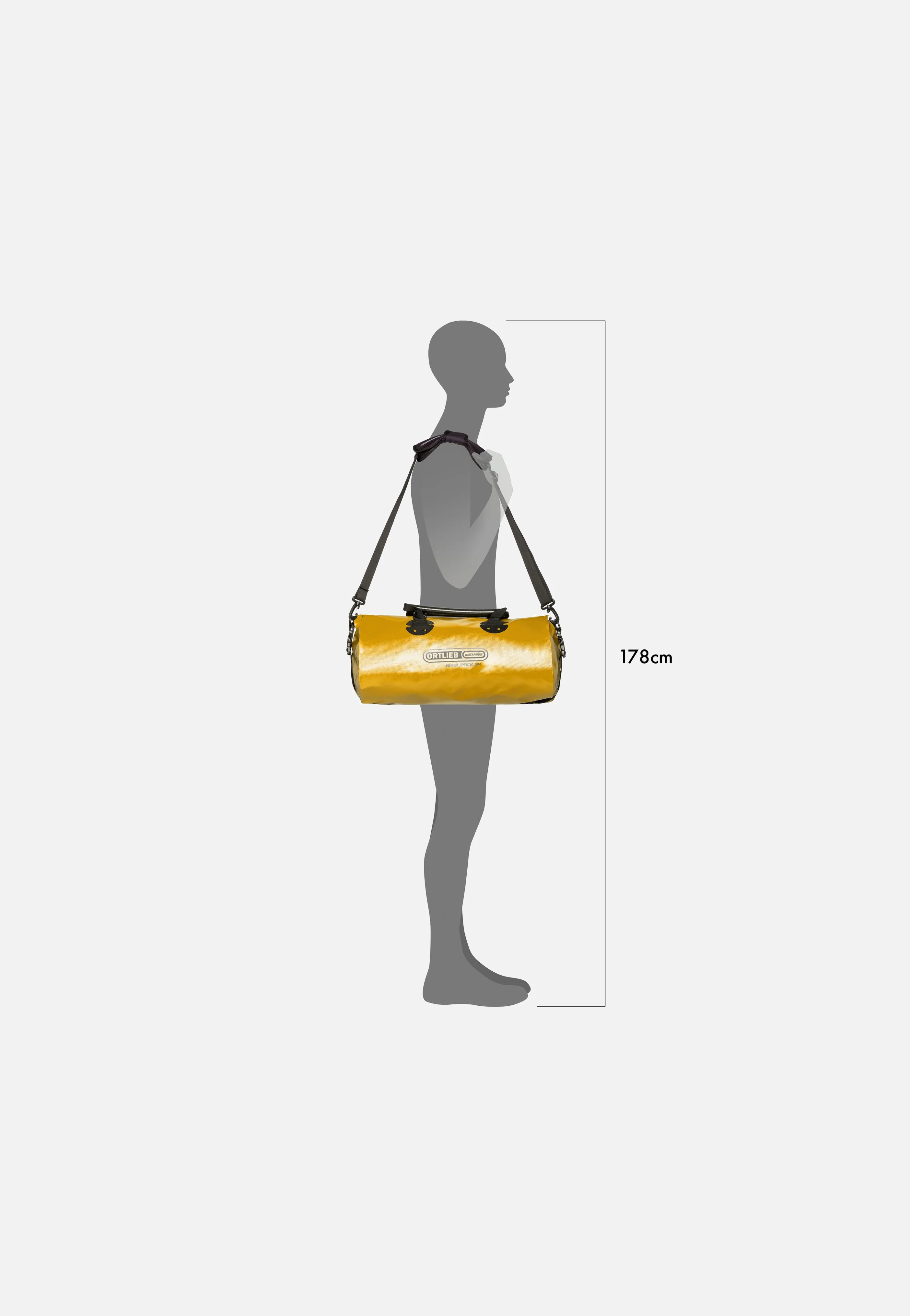 Rack-Pack 24L Sonnengelb - Dufflebag - Image 7