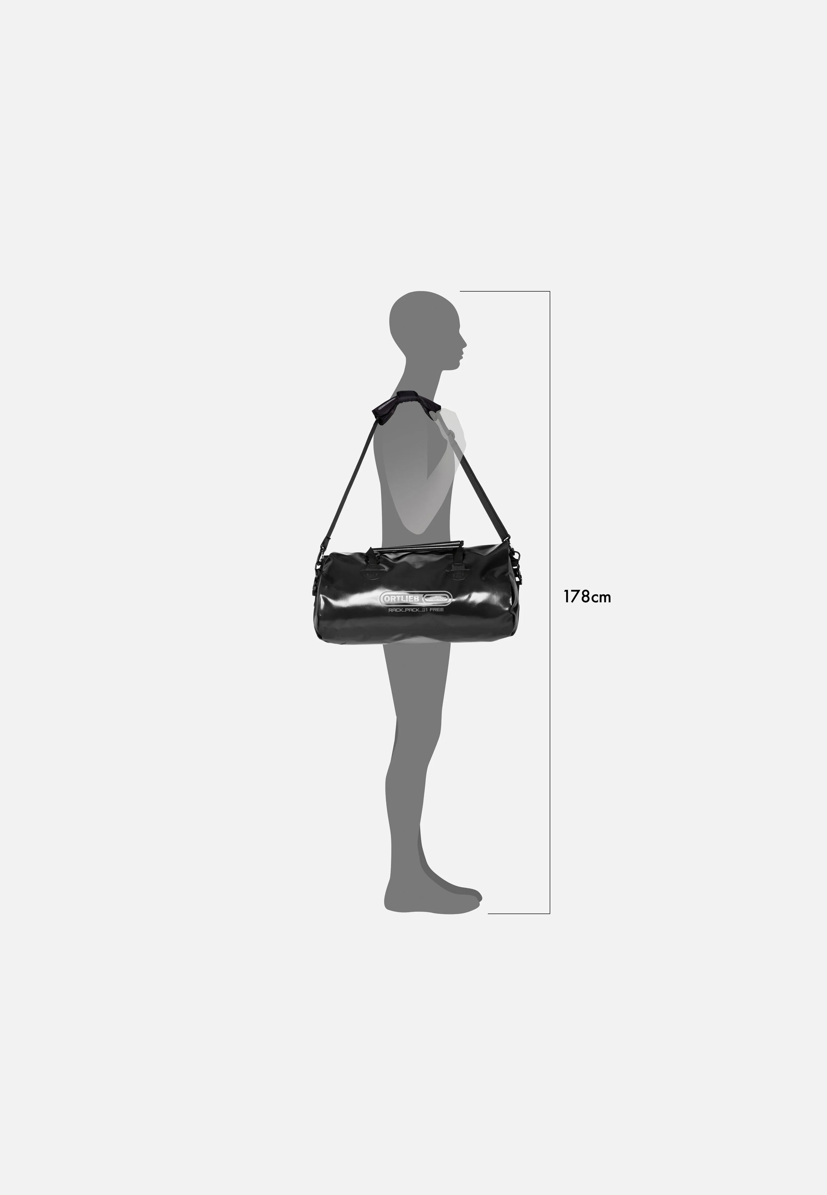 Rack-Pack Free Schwarz - Dufflebag - Image 5